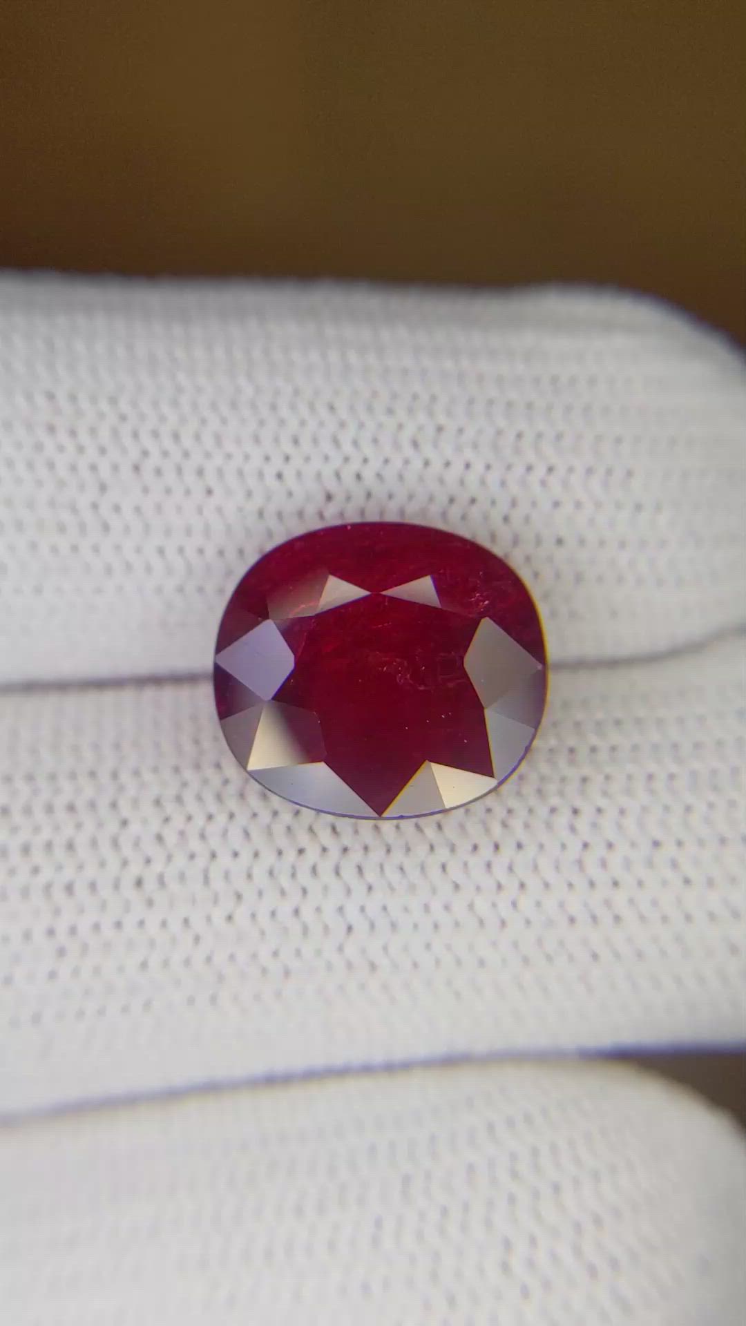 6.28 Ct. Ruby from Mozambique Size Video