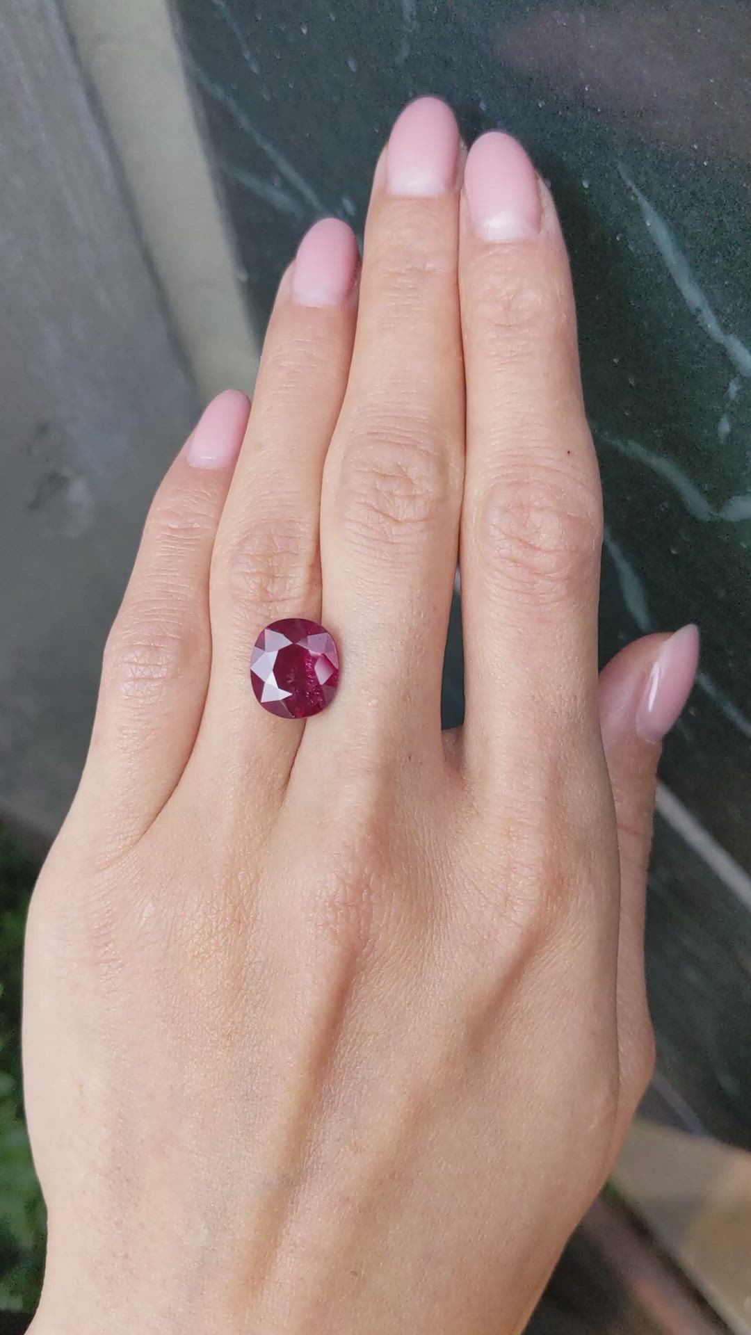6.28 Ct. Ruby from Mozambique Size Video