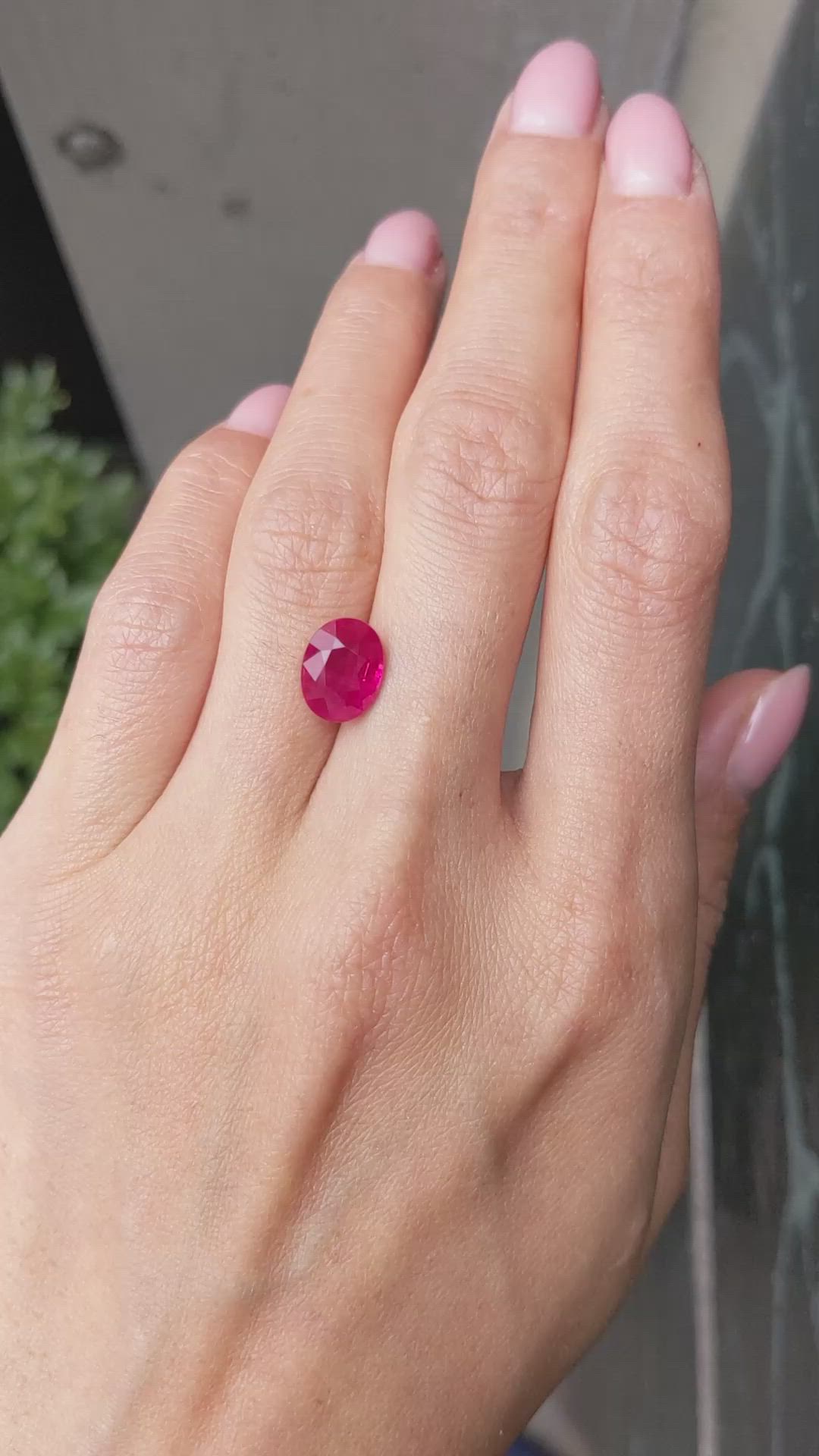 4.02 Ct. Ruby from Burma (Myanmar) Size Video
