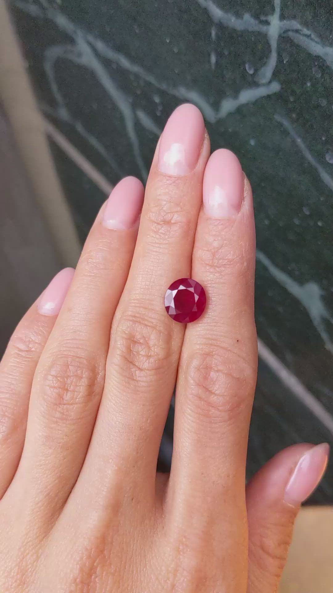 4.15 Ct. Ruby from Mozambique Size Video