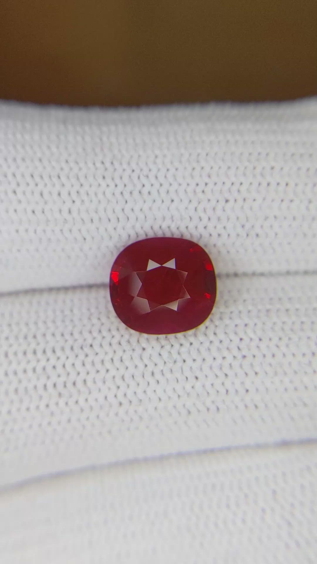 3.04 Ct. Ruby from Burma (Myanmar) Size Video