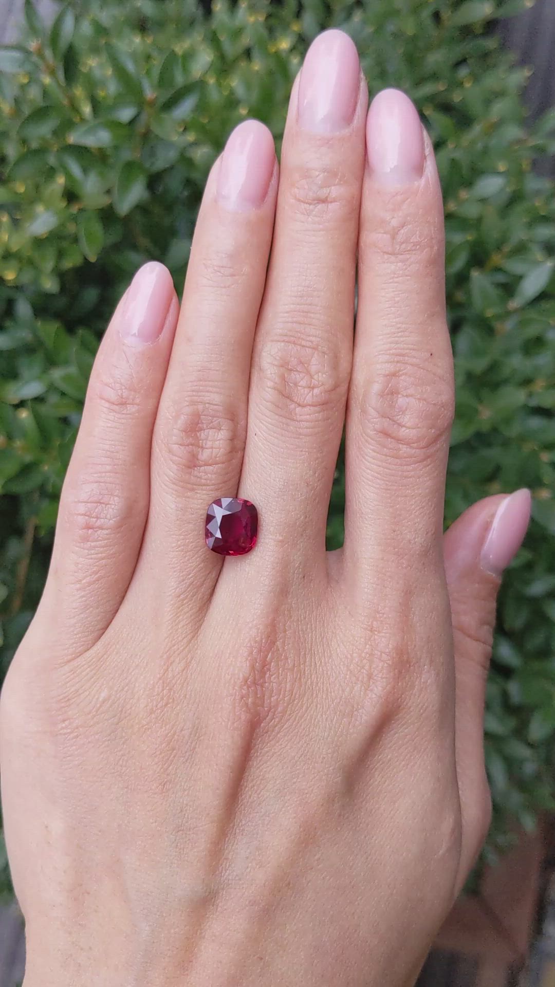 3.01 Ct. Ruby from Mozambique Size Video