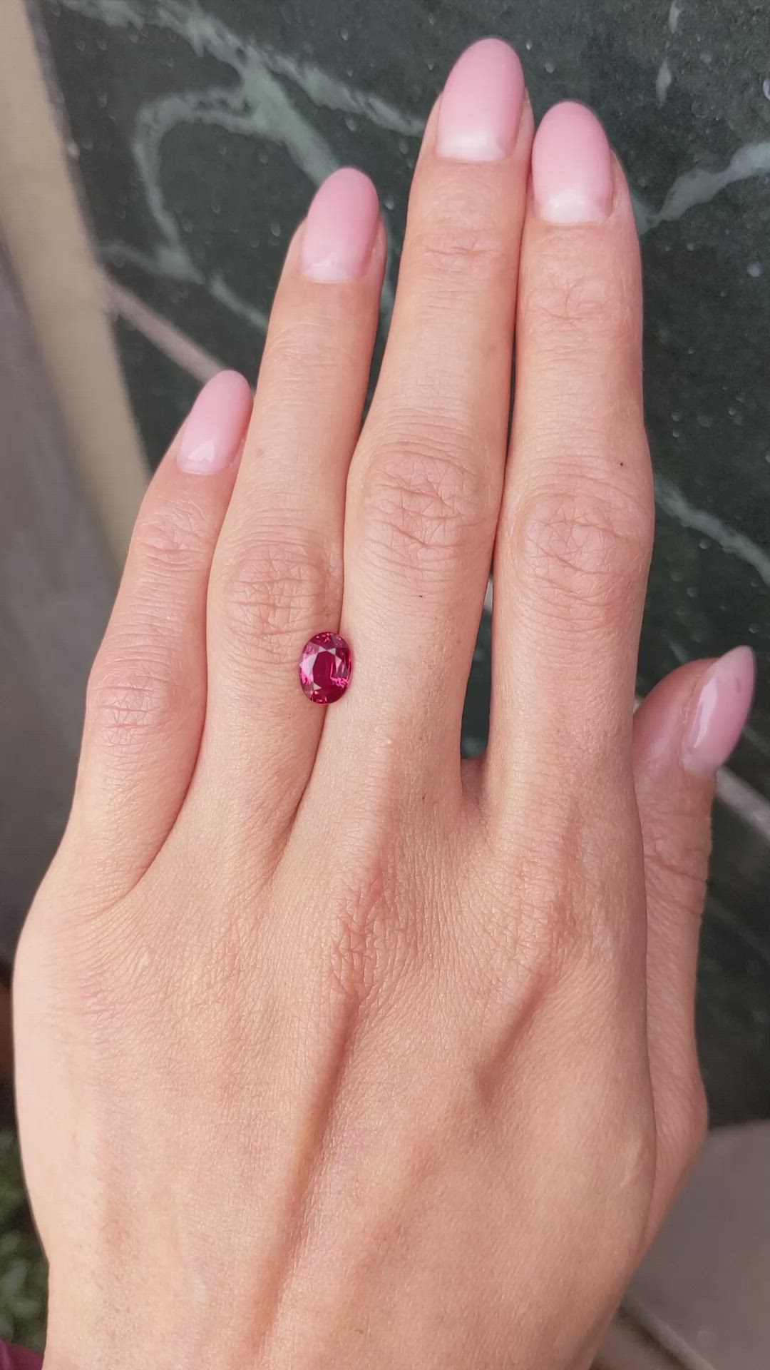 1.54 Ct. Ruby from Mozambique Size Video