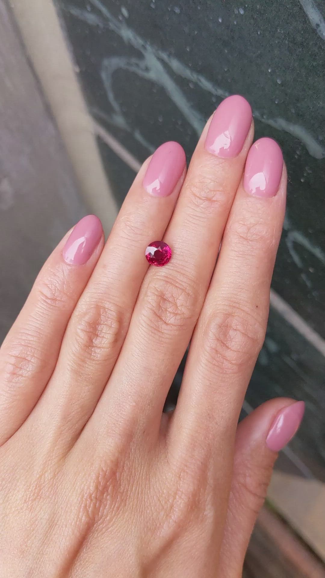 1.42 Ct. Ruby from Mozambique Size Video