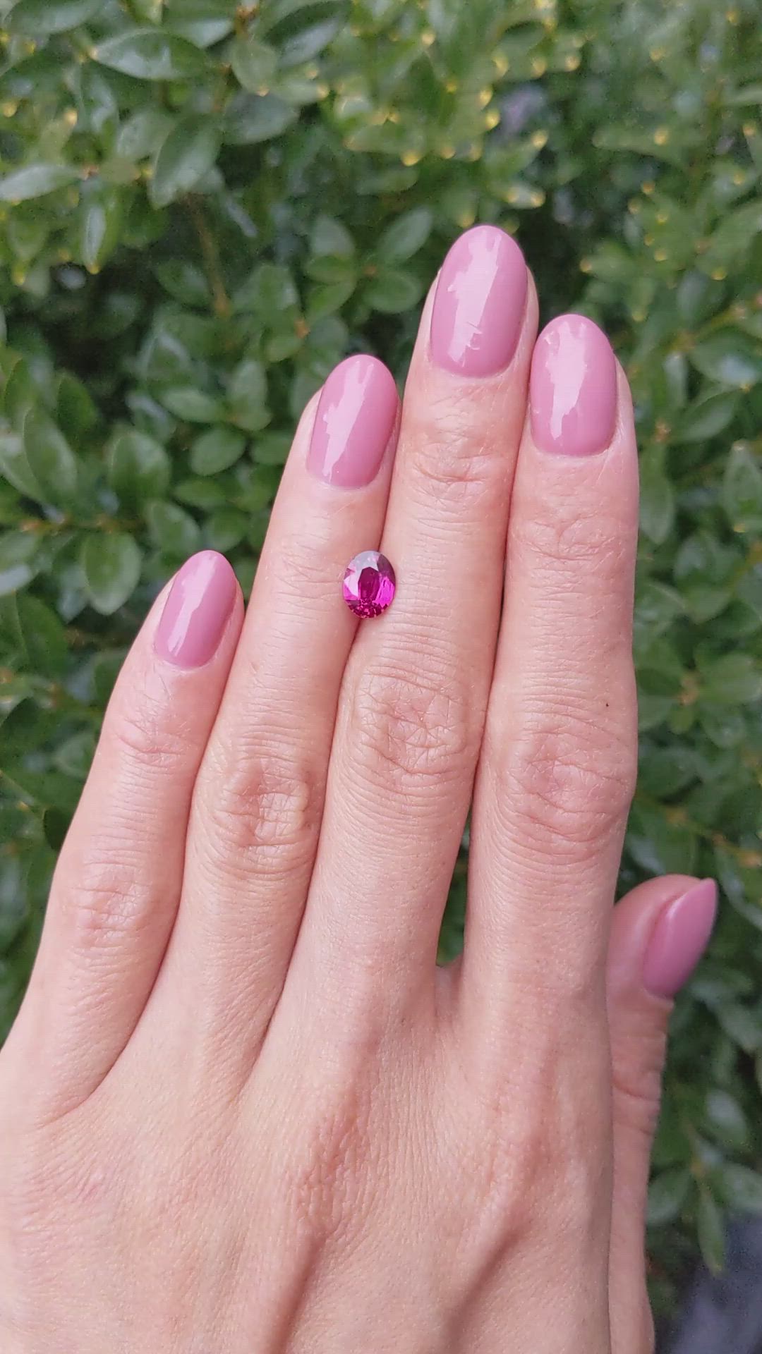 1.07 Ct. Ruby from Mozambique Size Video