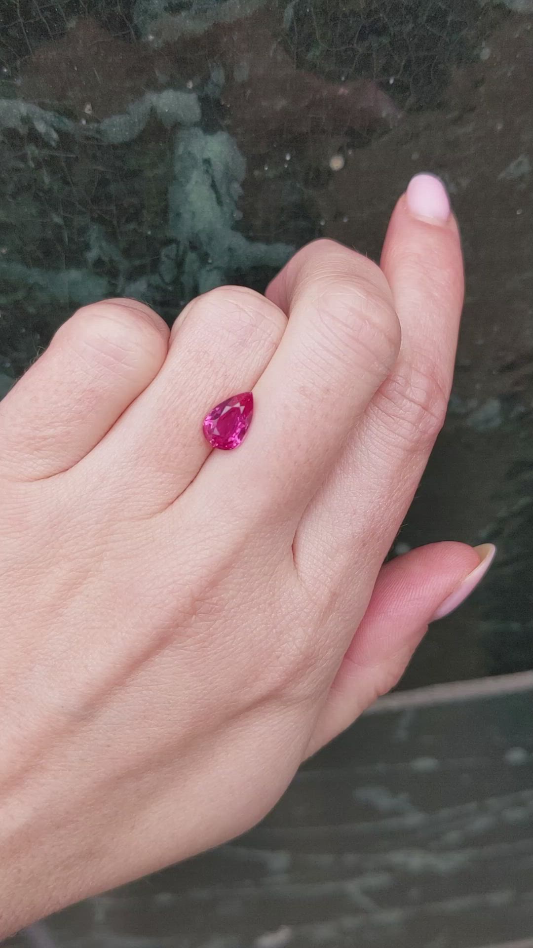 2.12 Ct. Ruby from Mozambique Size Video
