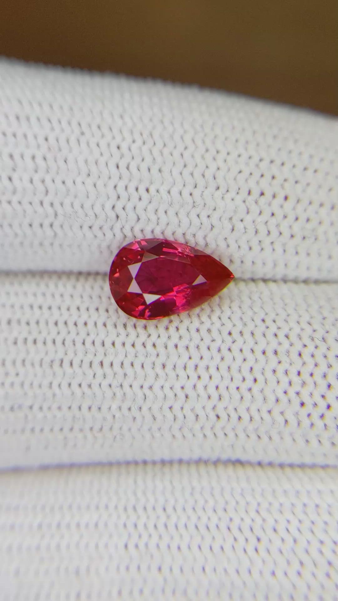 2.12 Ct. Ruby from Mozambique Size Video