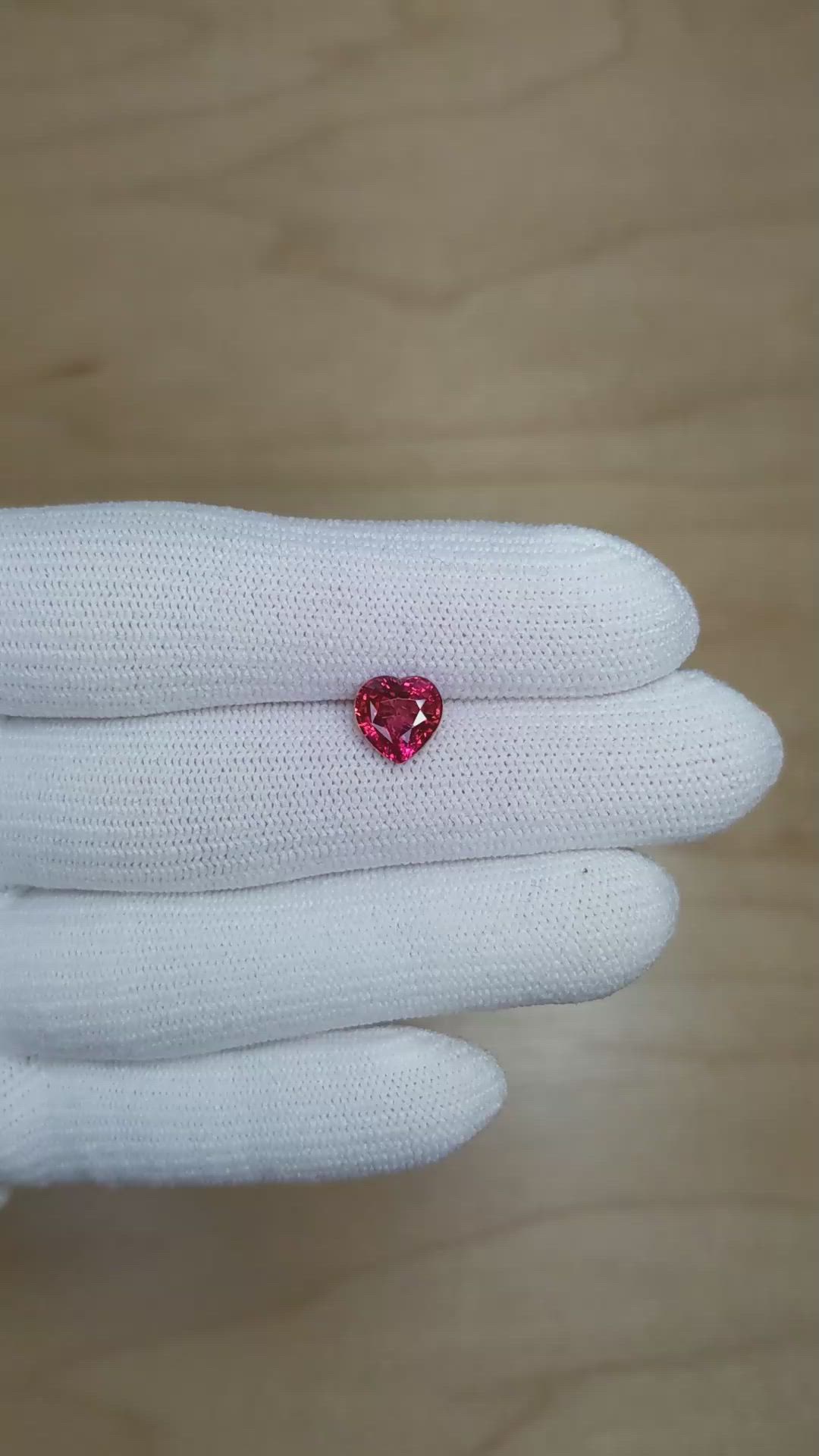2.02 Ct. Ruby from Mozambique Size Video
