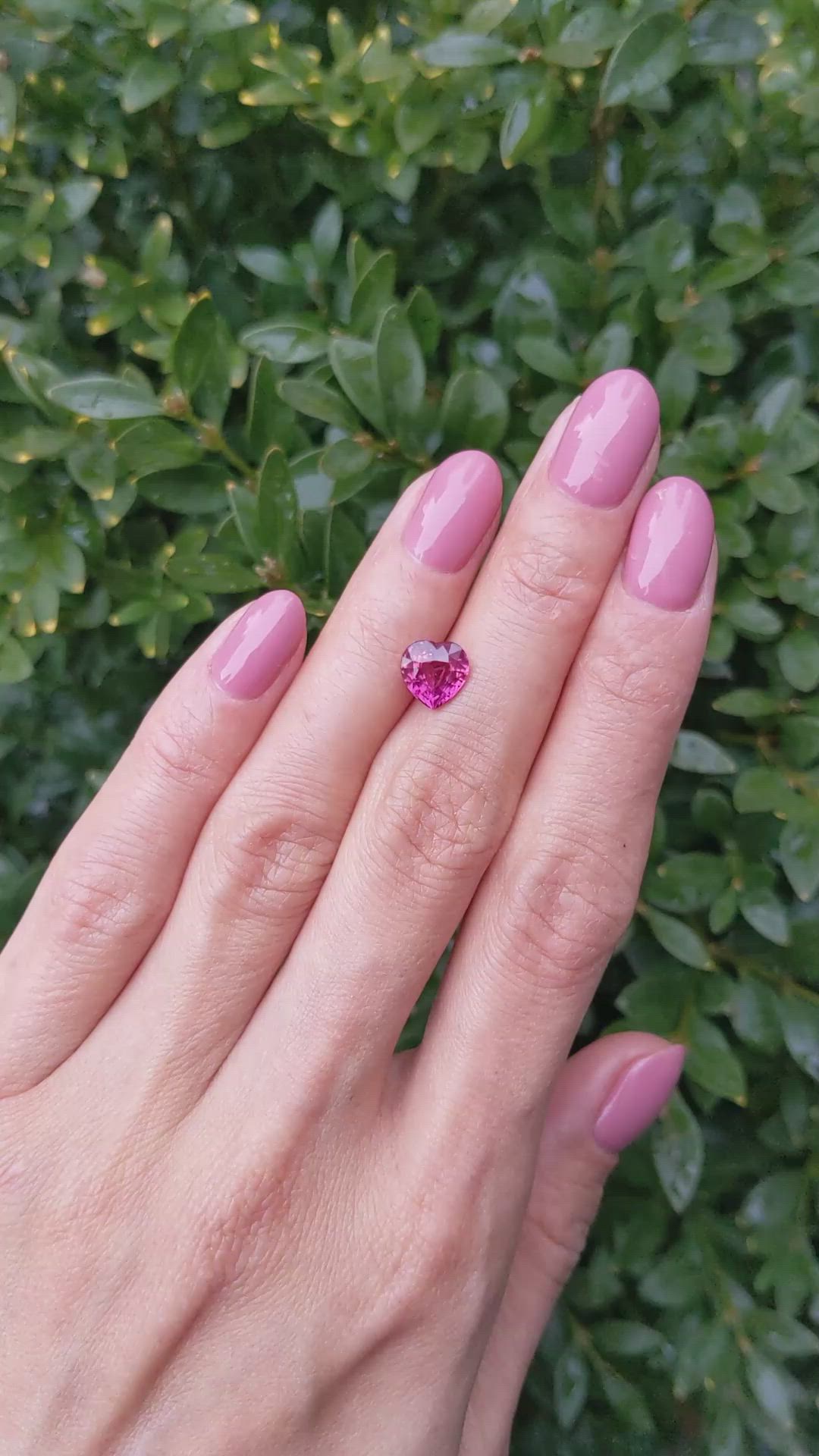 2.02 Ct. Ruby from Mozambique Size Video