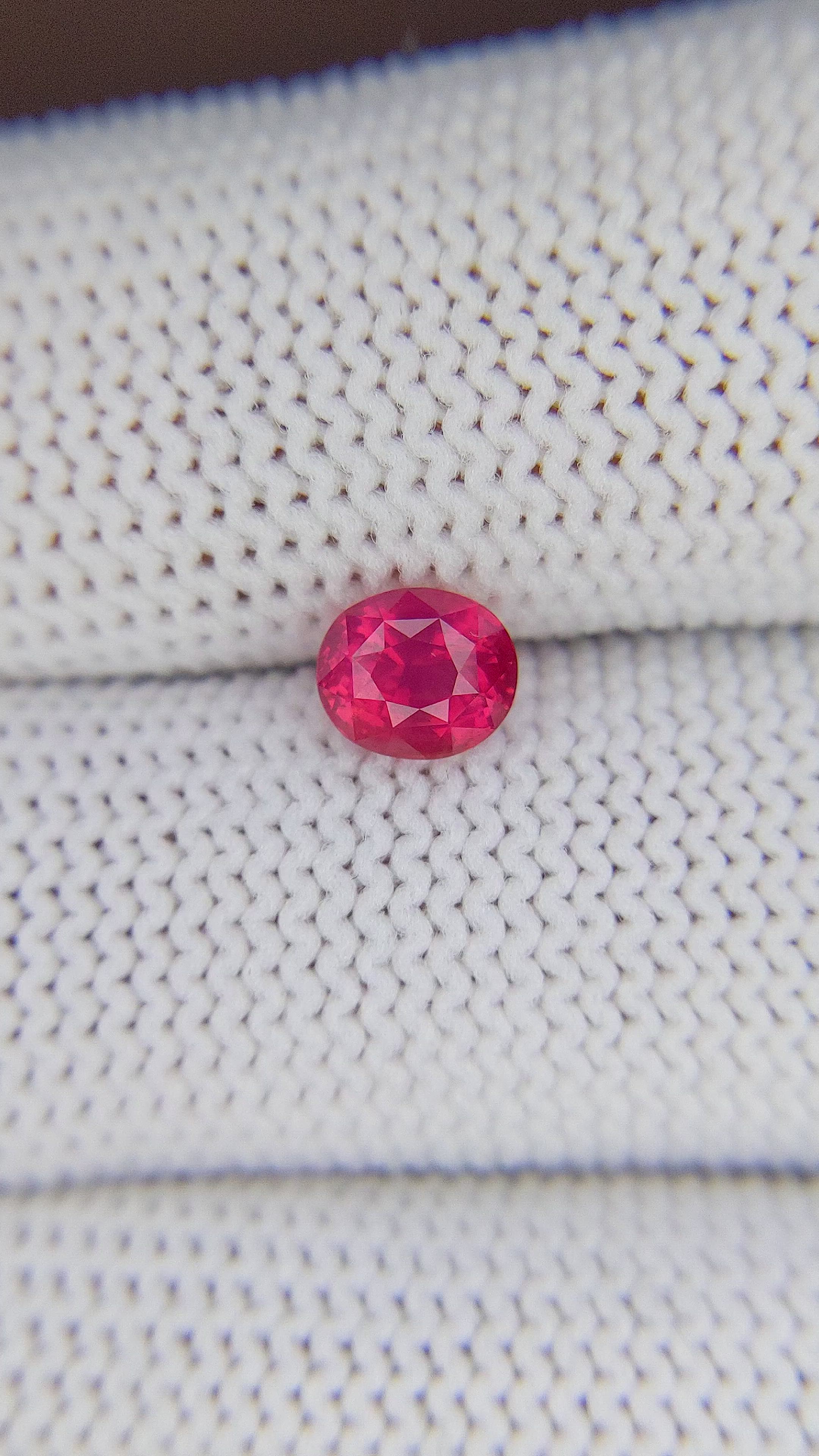1.05 Ct. Ruby from Tanzania Size Video
