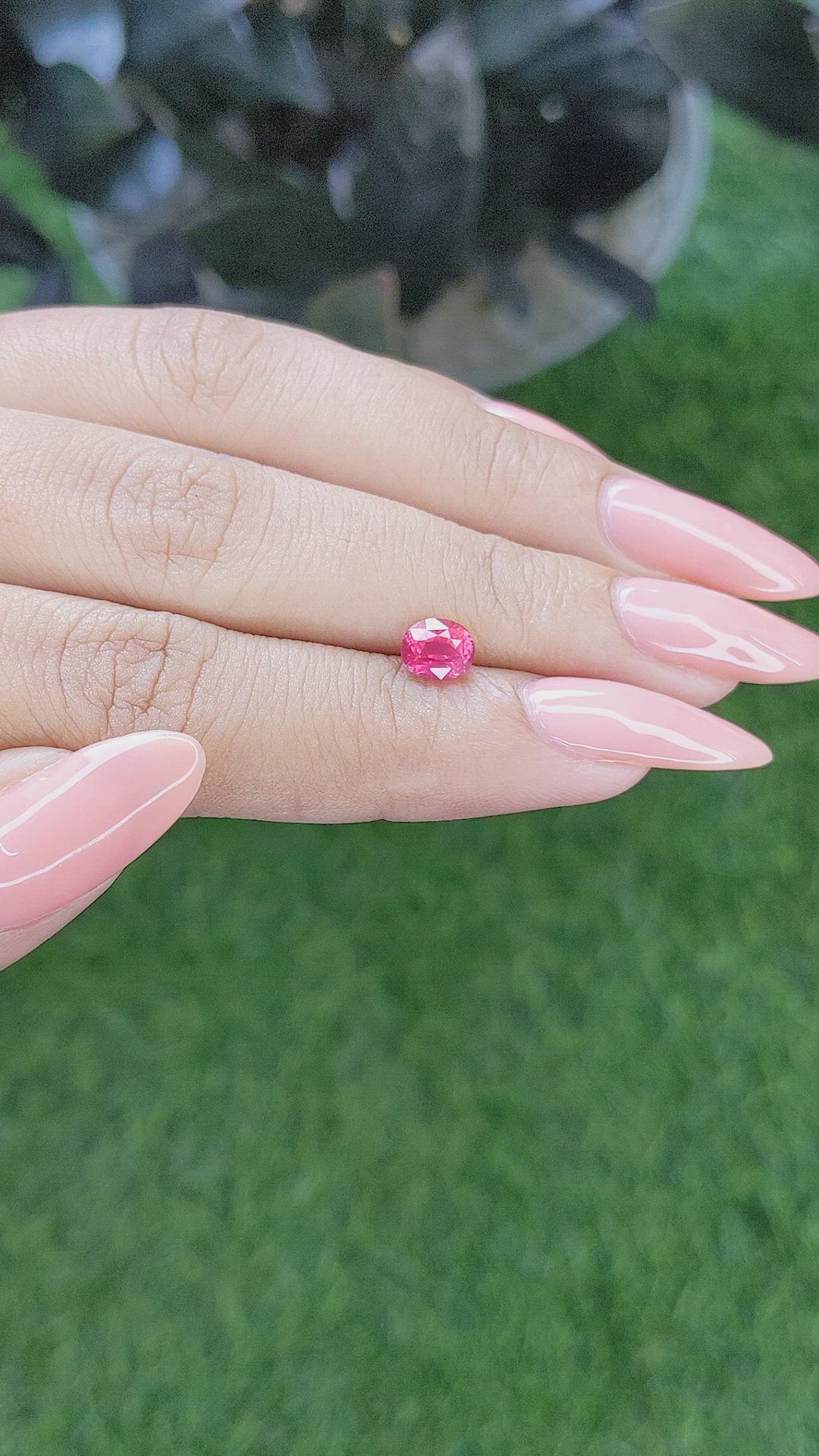 1.05 Ct. Ruby from Tanzania Size Video