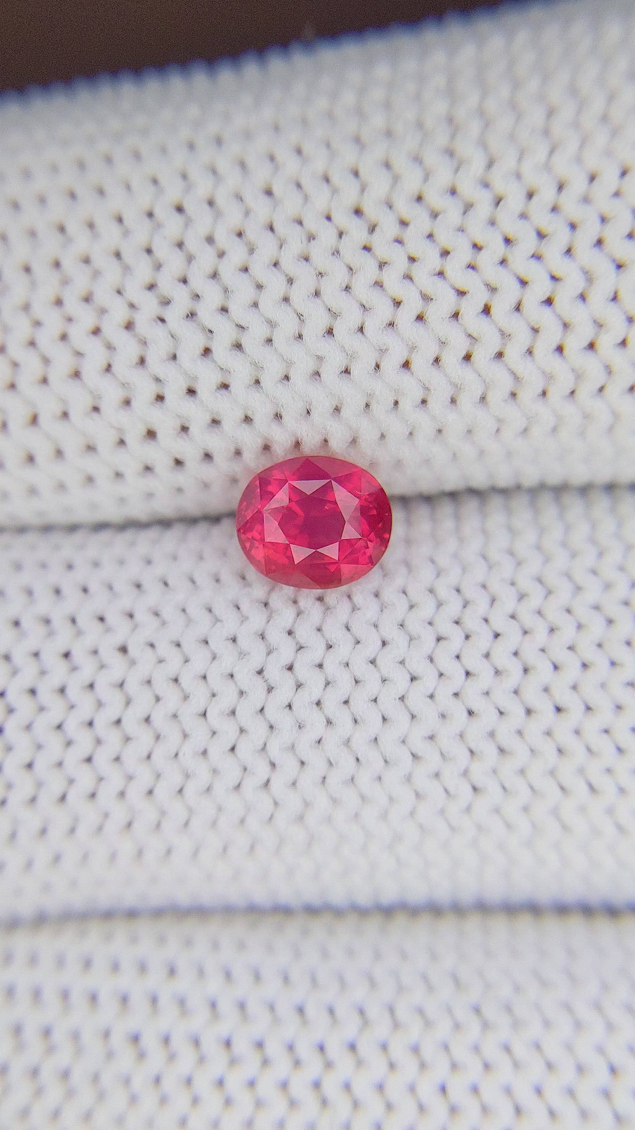 1.05 Ct. Ruby from Tanzania Size Video