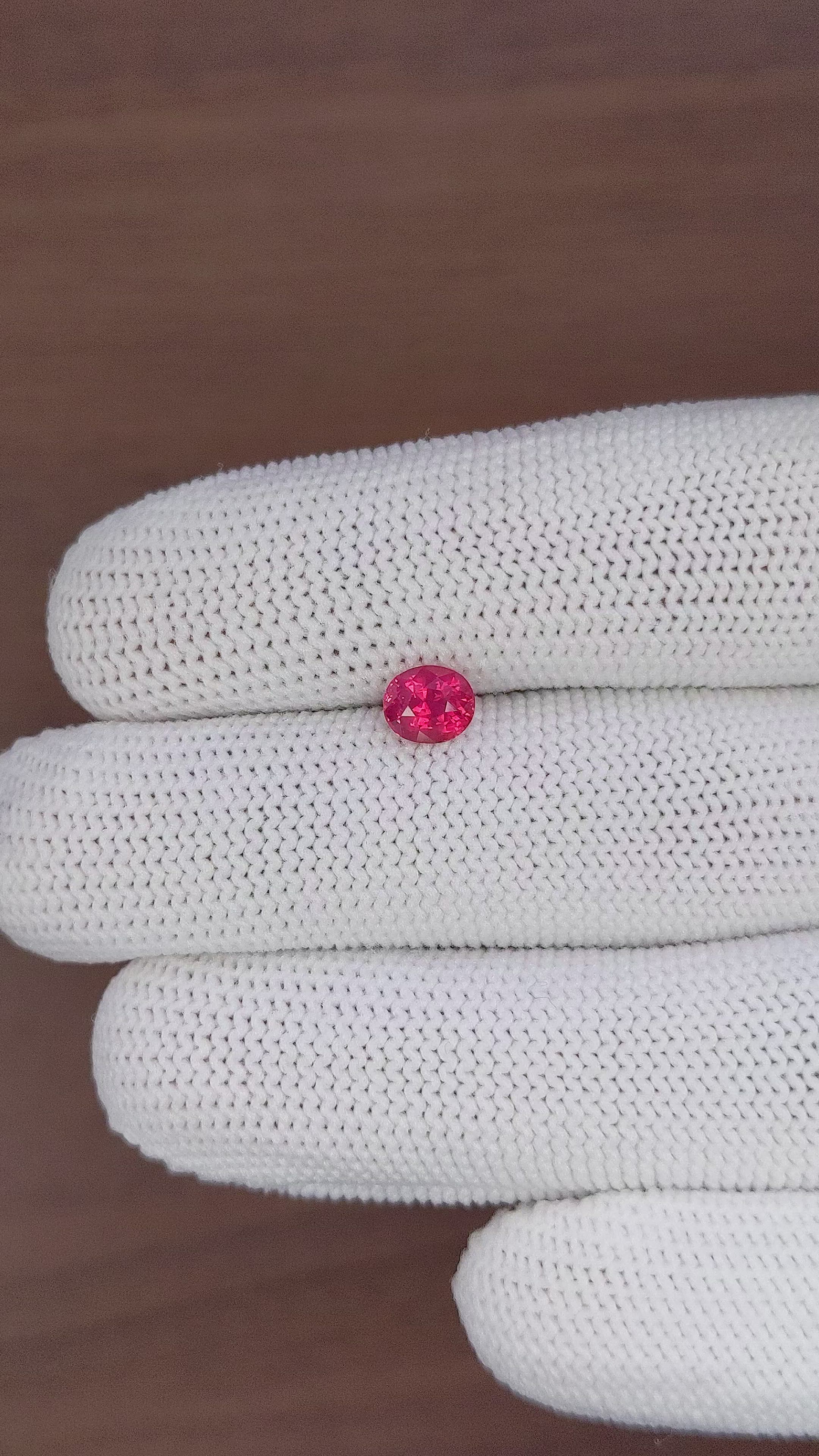 1.05 Ct. Ruby from Tanzania Size Video