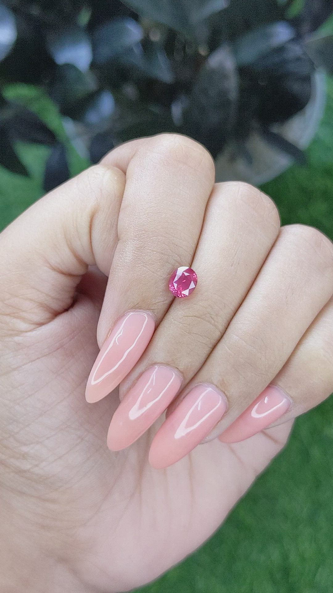 1.05 Ct. Ruby from Tanzania Size Video