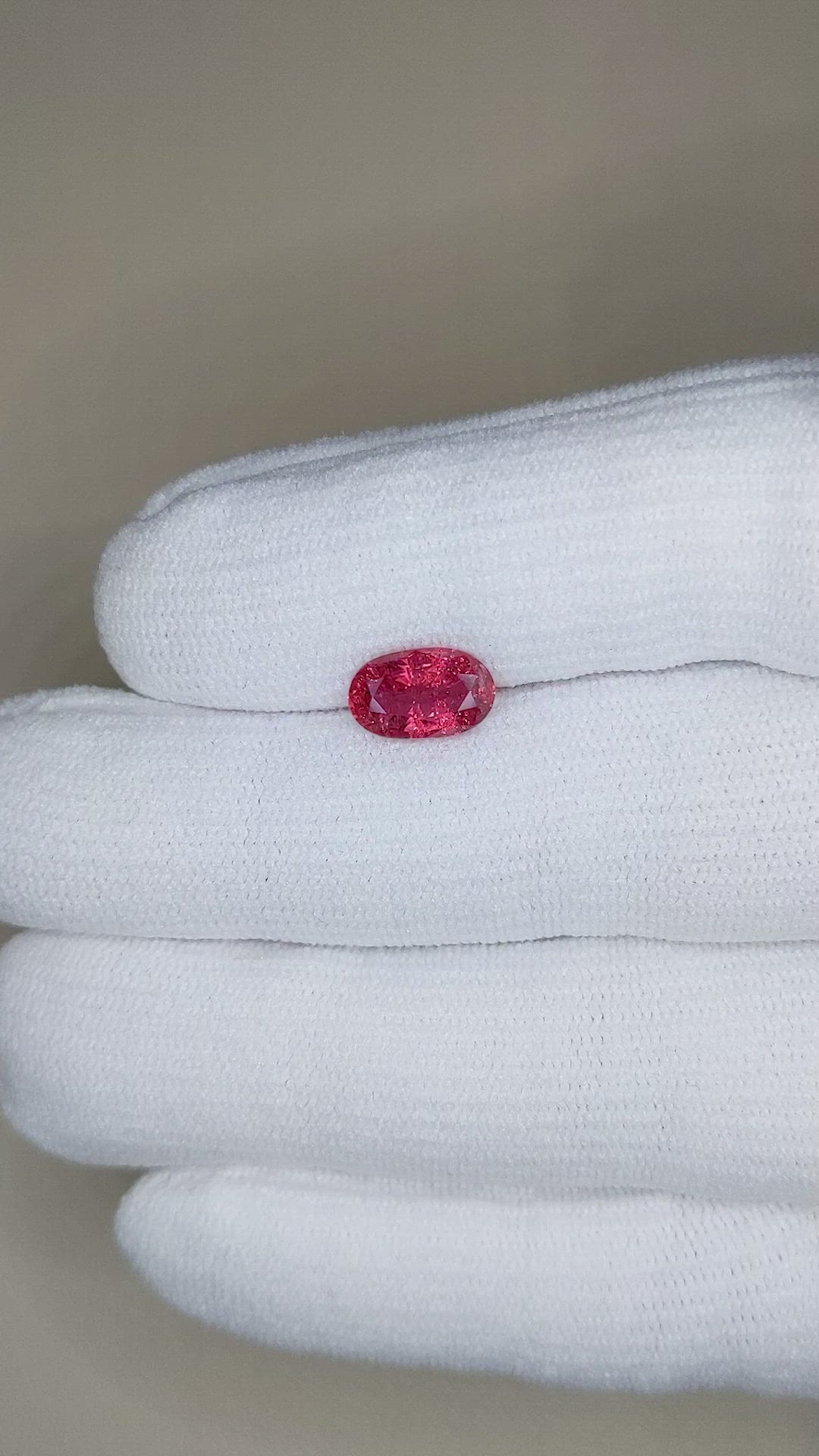 2.18 Ct. Ruby from Mozambique Size Video
