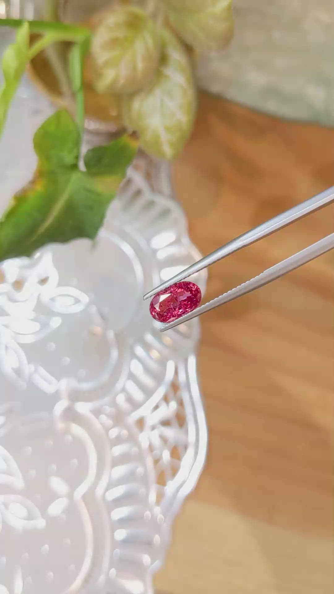 2.18 Ct. Ruby from Mozambique Size Video