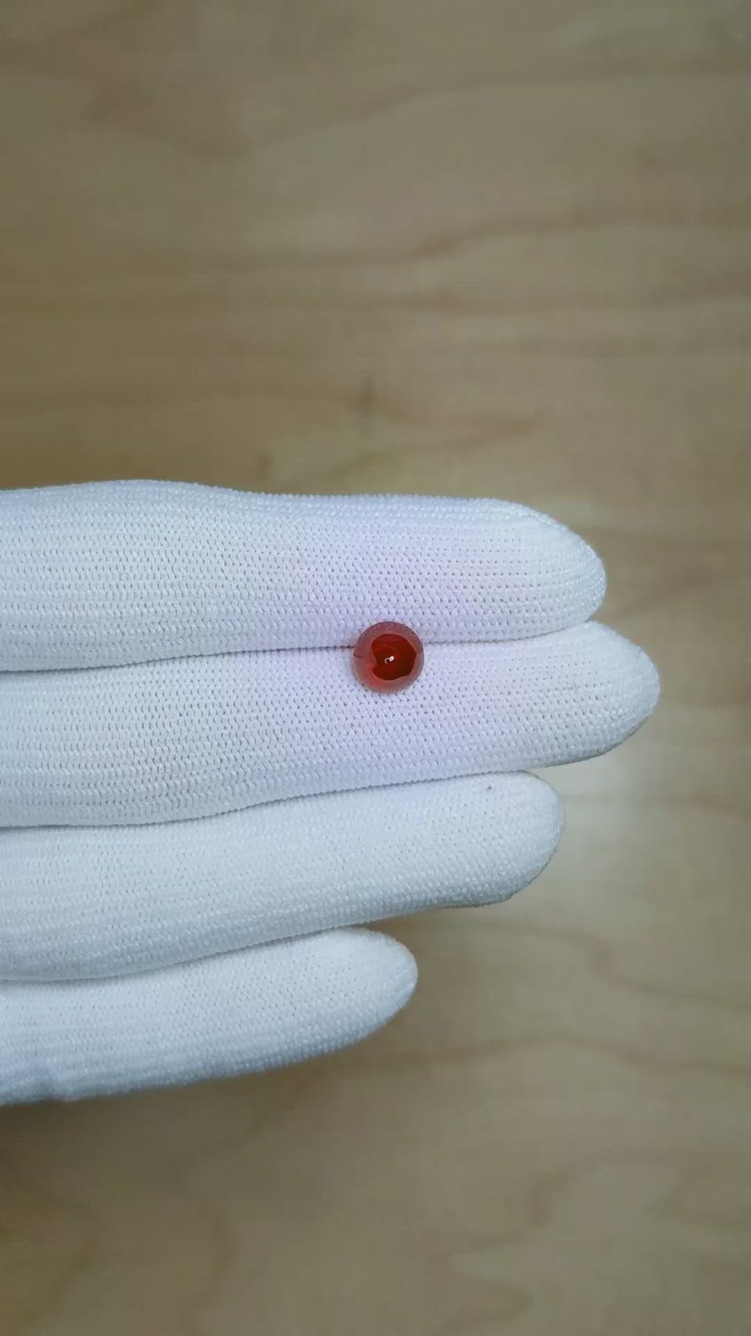 2.33 Ct. Cabochon Ruby from Mozambique Size Video