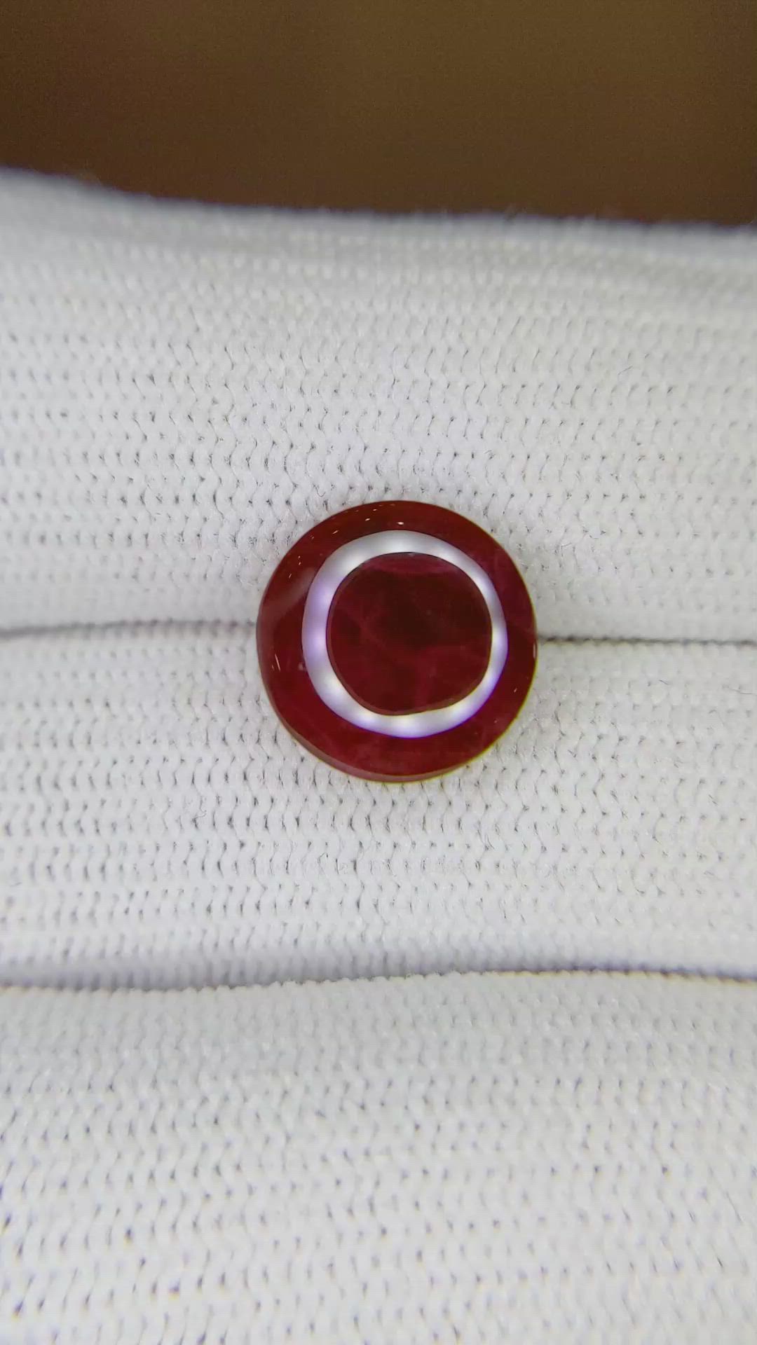 4.72 Ct. Cabochon Ruby from Mozambique Size Video