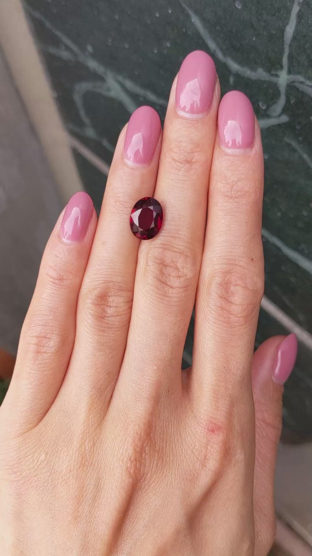 5.03 Ct. Ruby from Mozambique Size Video