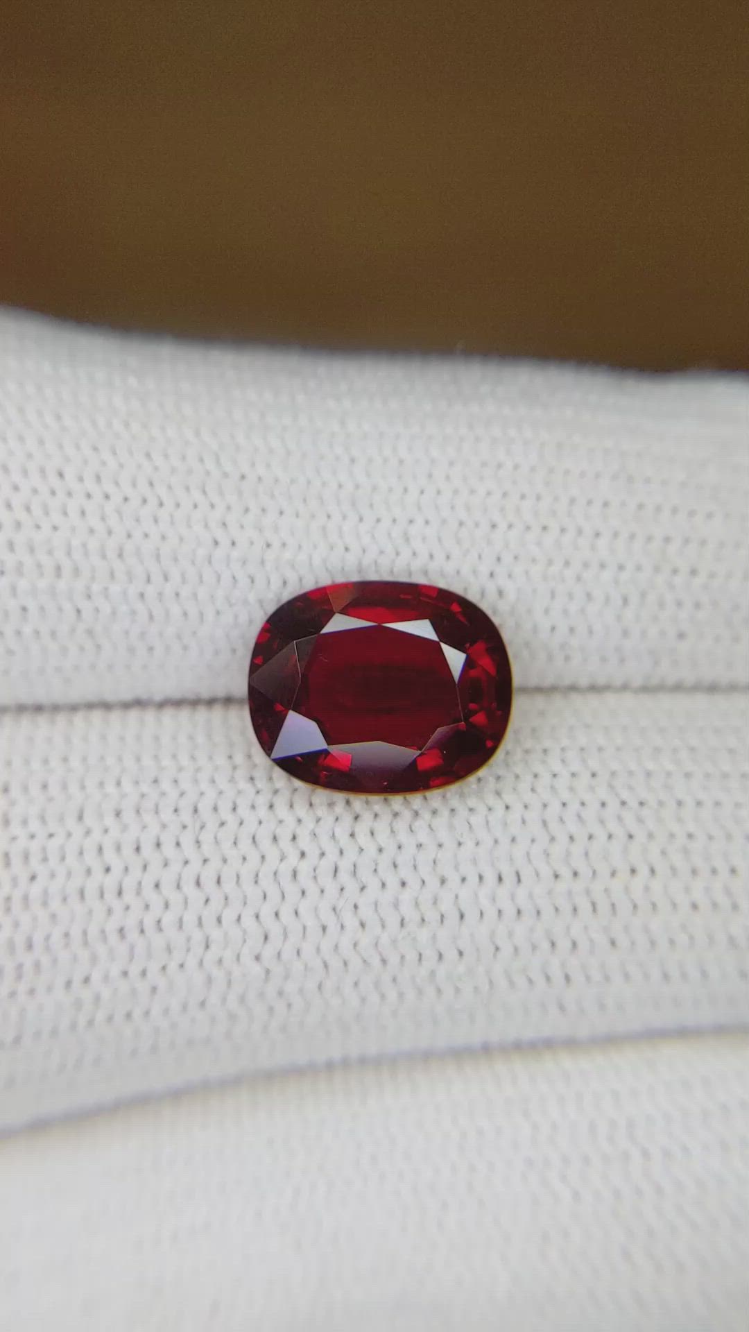 4.04 Ct. Ruby from Mozambique Size Video