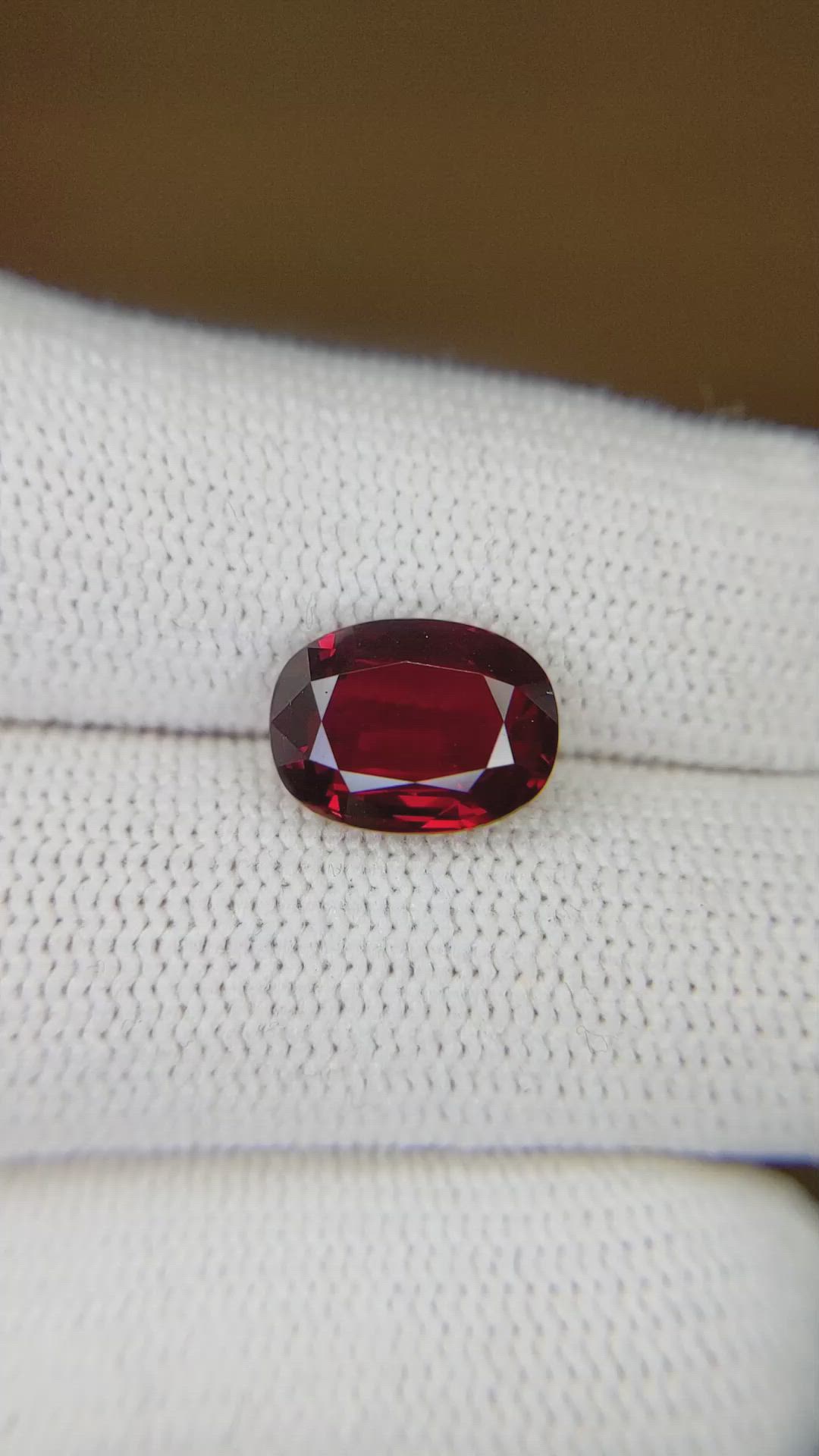 4.02 Ct. Ruby from Mozambique Size Video