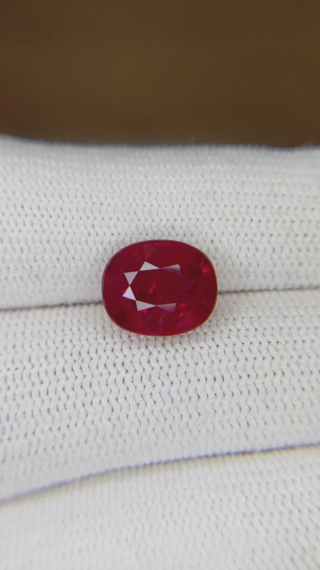 5.10 Ct. Ruby from Mozambique Size Video