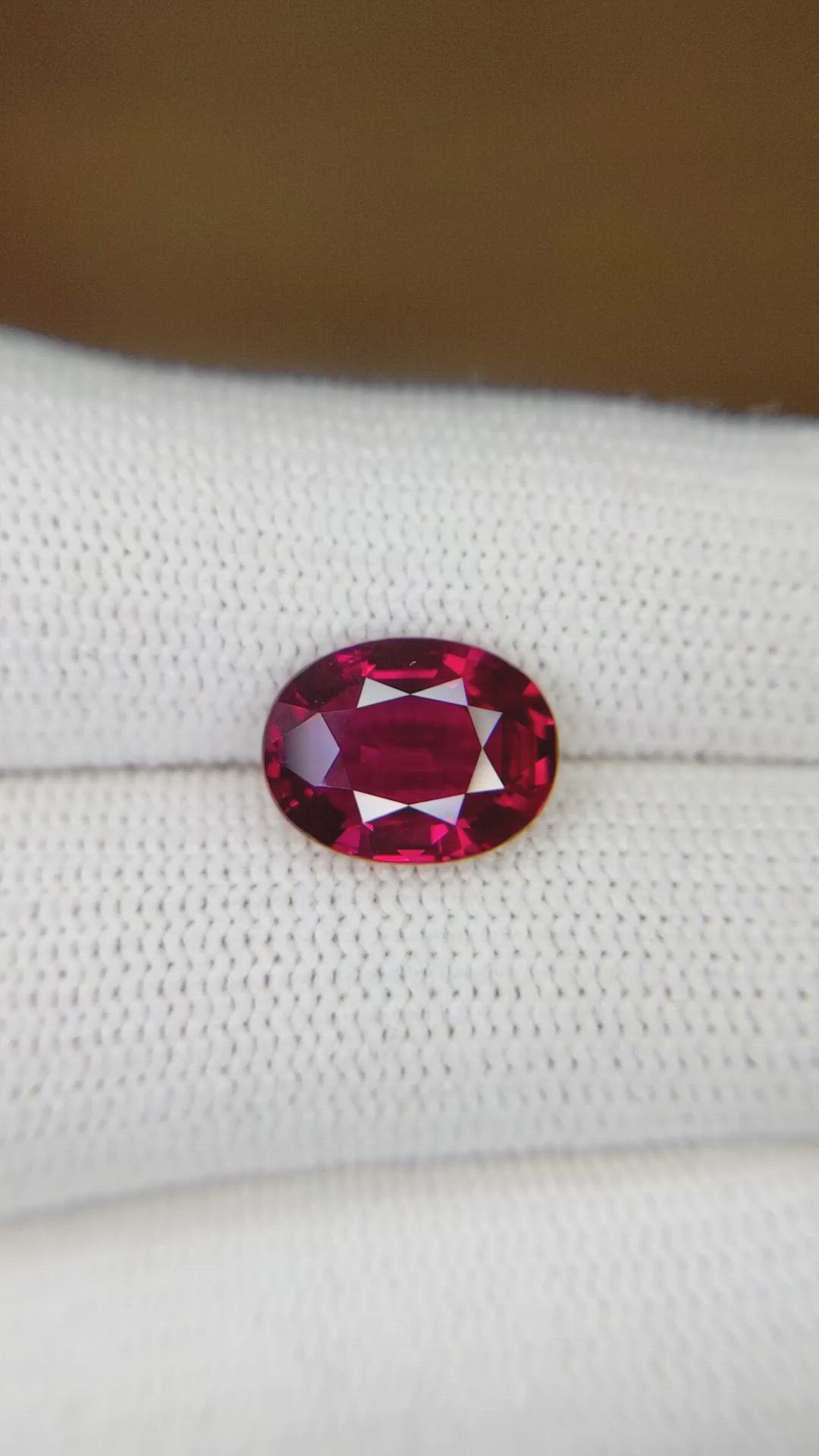 4.03 Ct. Ruby from Mozambique Size Video