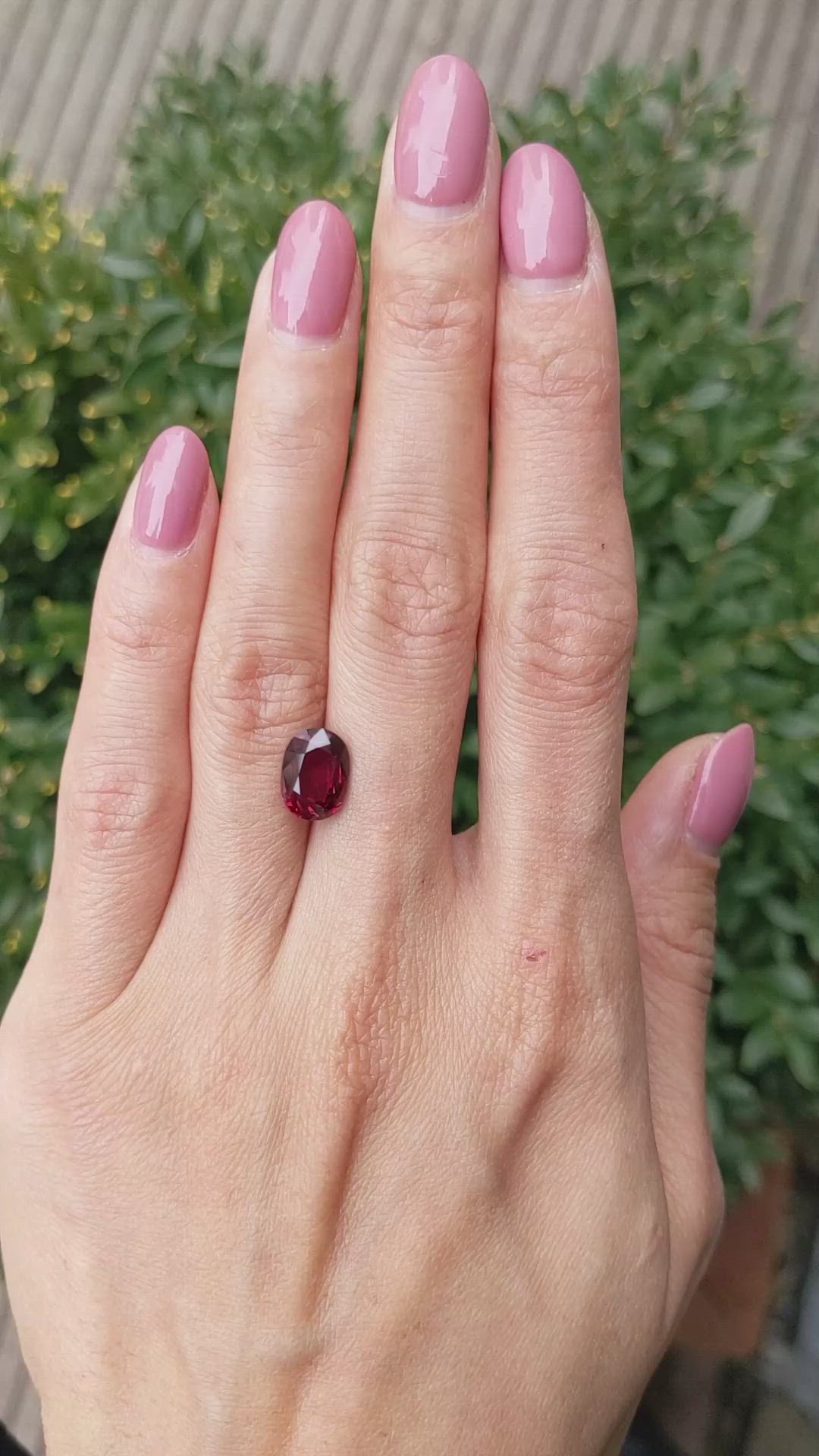 4.01 Ct. Ruby from Mozambique Size Video