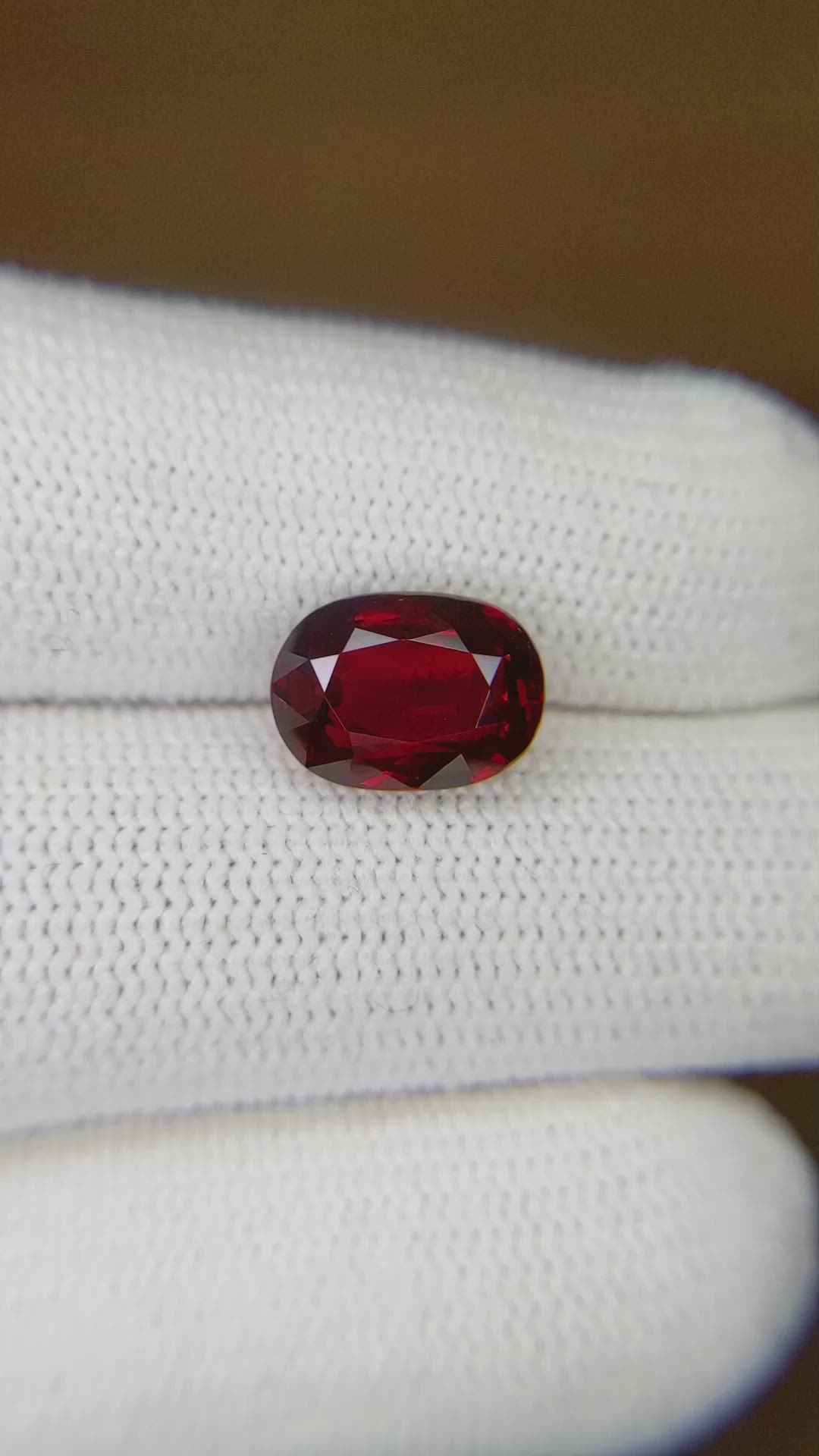 4.01 Ct. Ruby from Mozambique Size Video