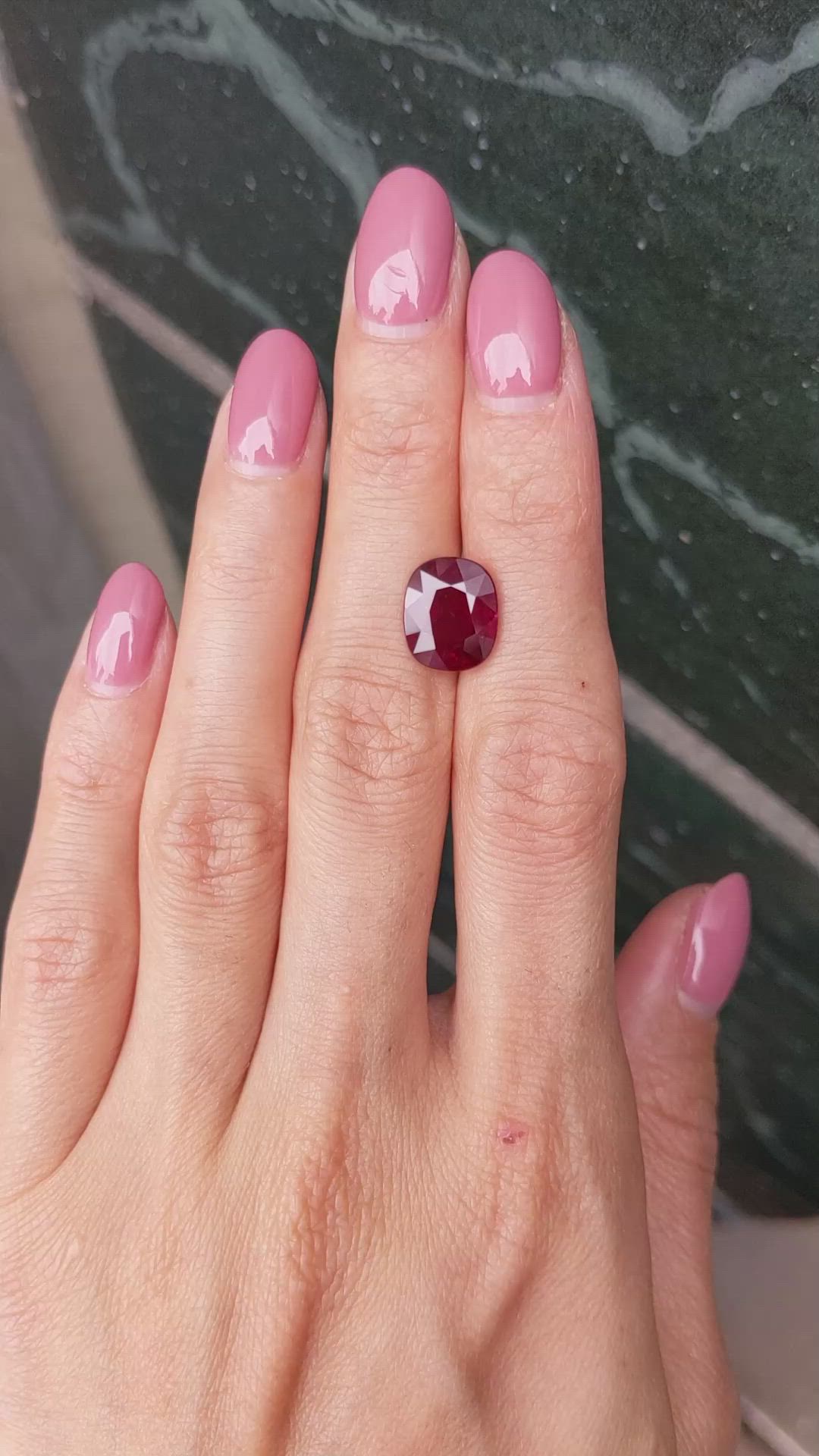 4.98 Ct. Ruby from Mozambique Size Video