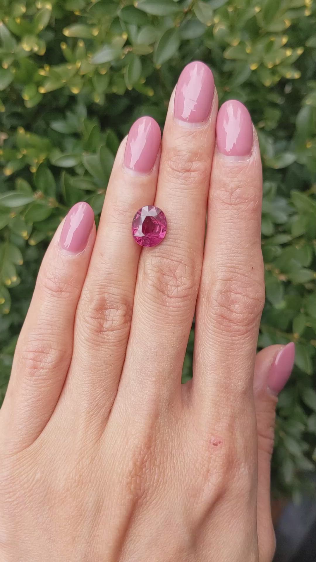 4.33 Ct. Ruby from Mozambique Size Video