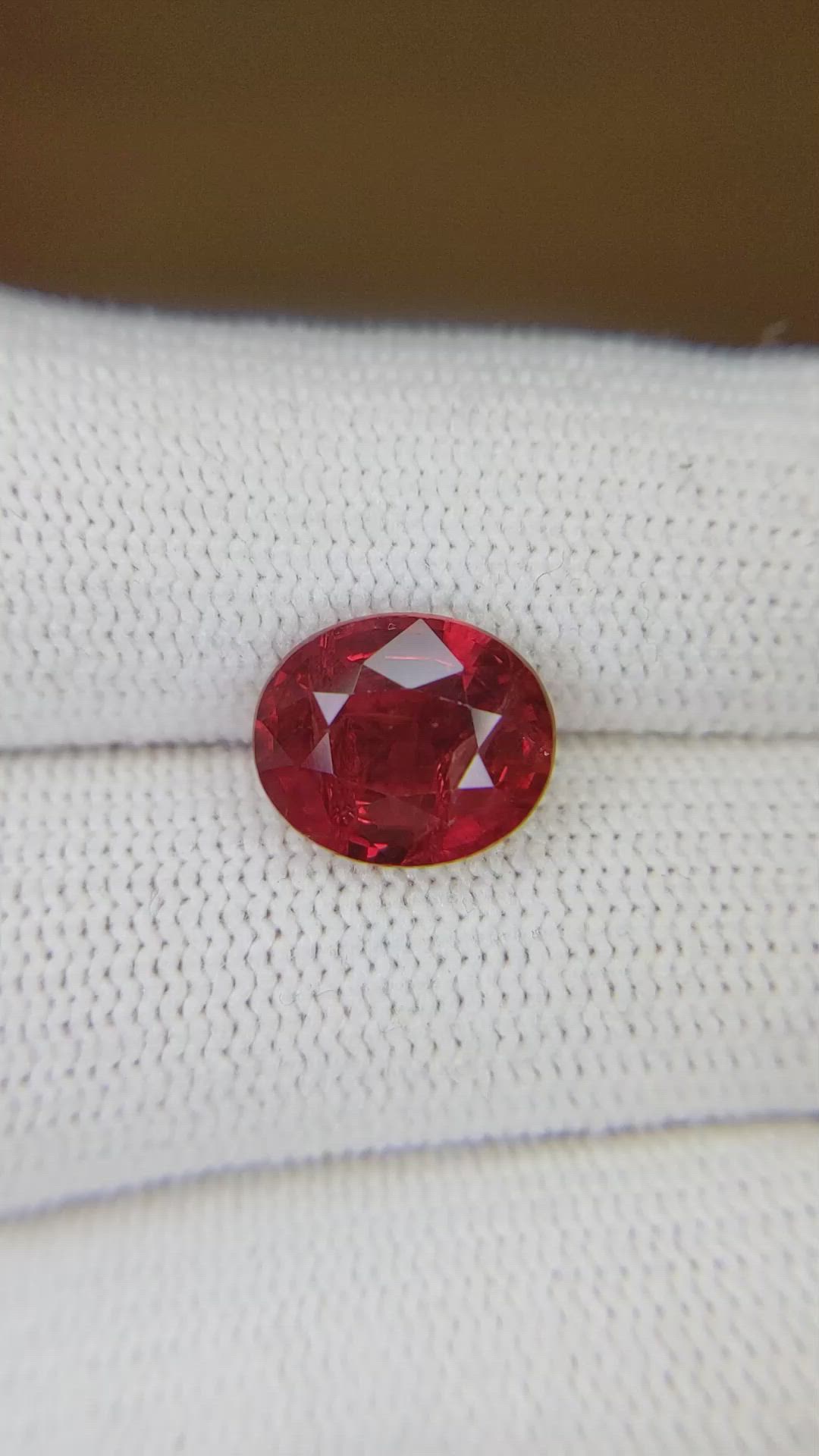 4.33 Ct. Ruby from Mozambique Size Video