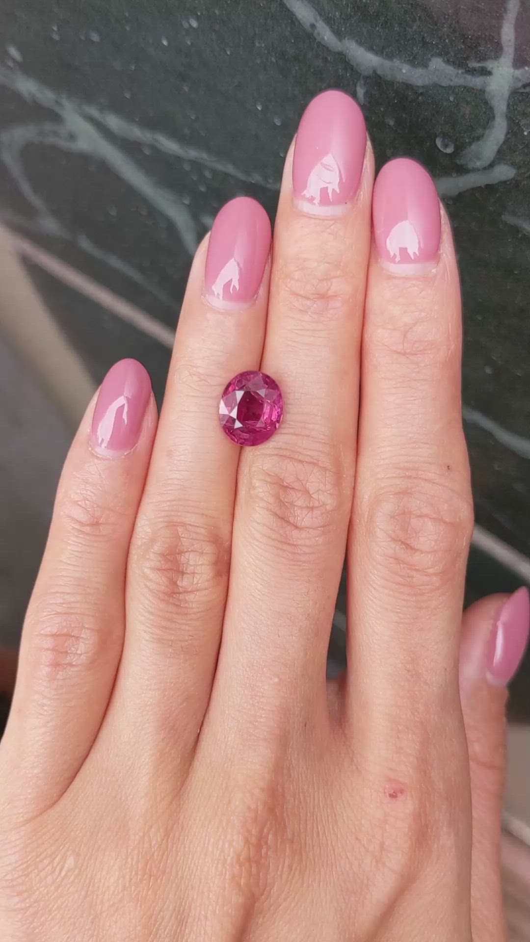 4.33 Ct. Ruby from Mozambique Size Video