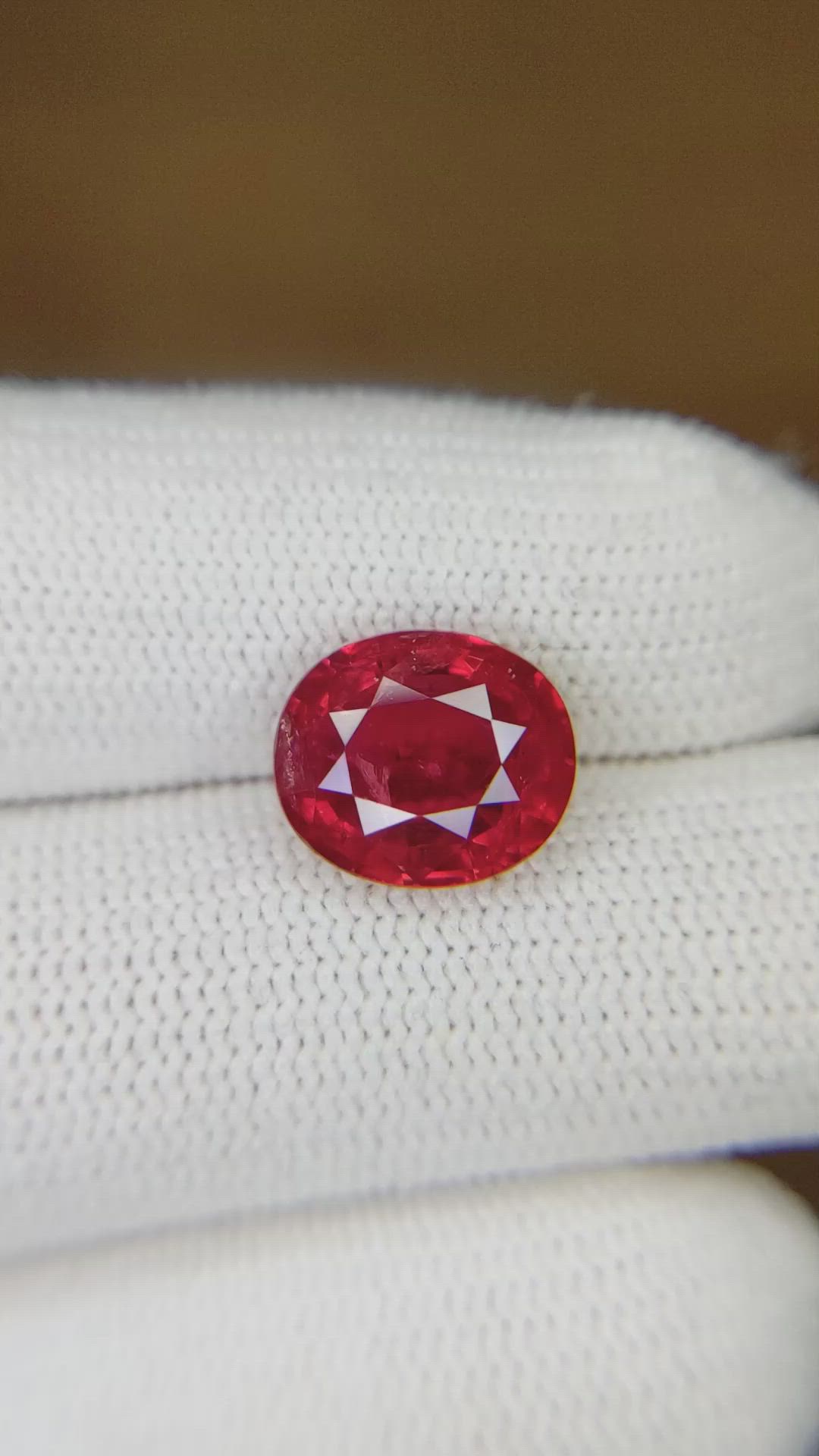 4.26 Ct. Ruby from Mozambique Size Video