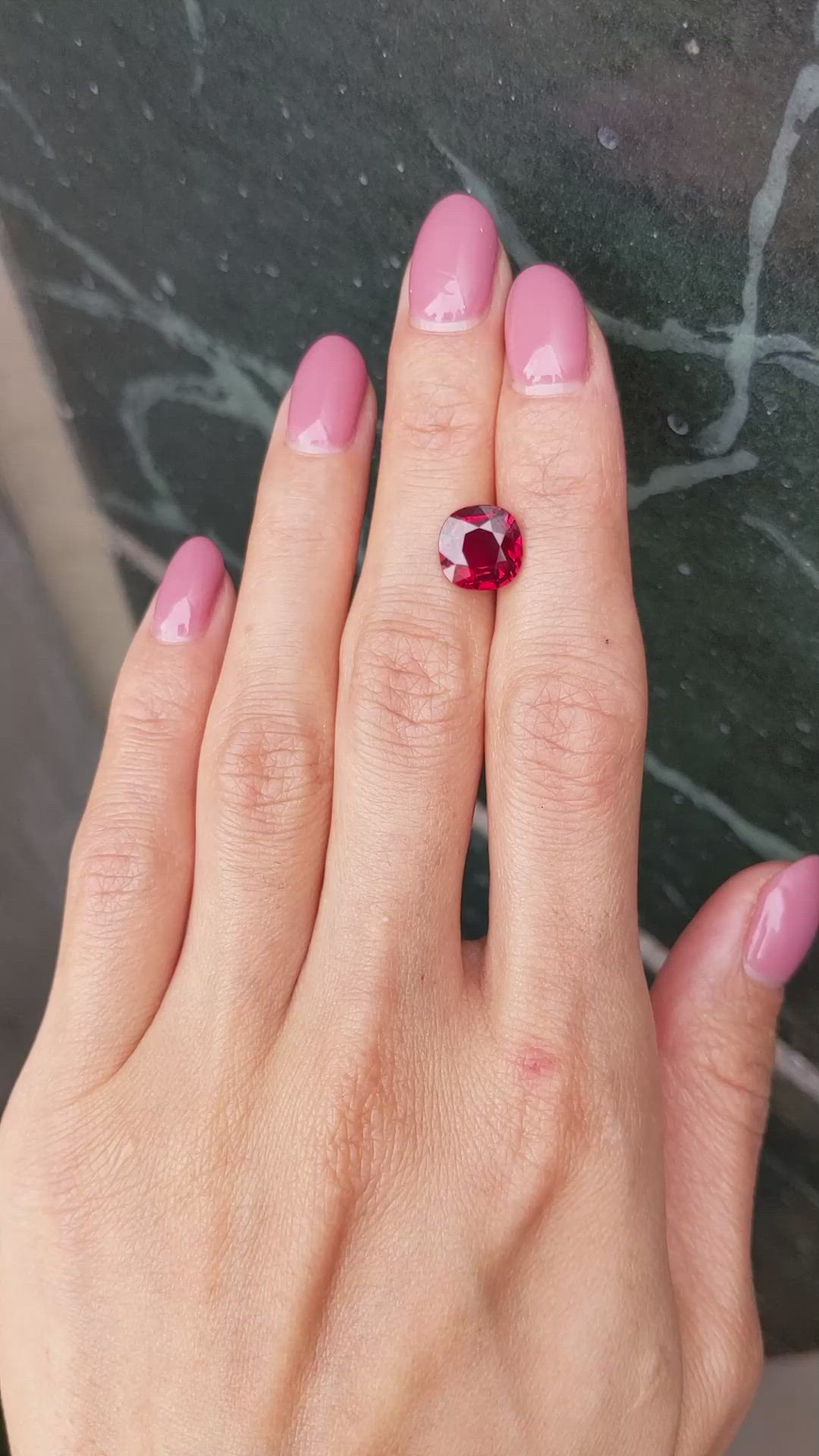 3.53 Ct. Ruby from Mozambique Size Video