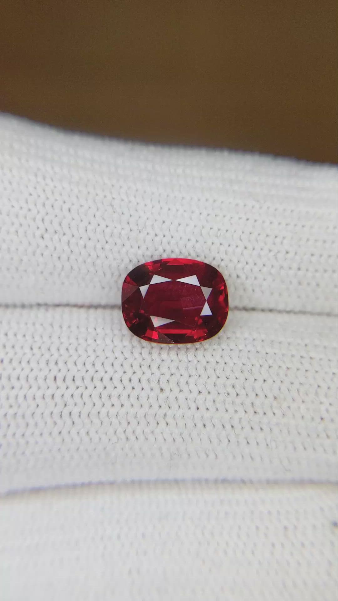 3.04 Ct. Ruby from Mozambique Size Video