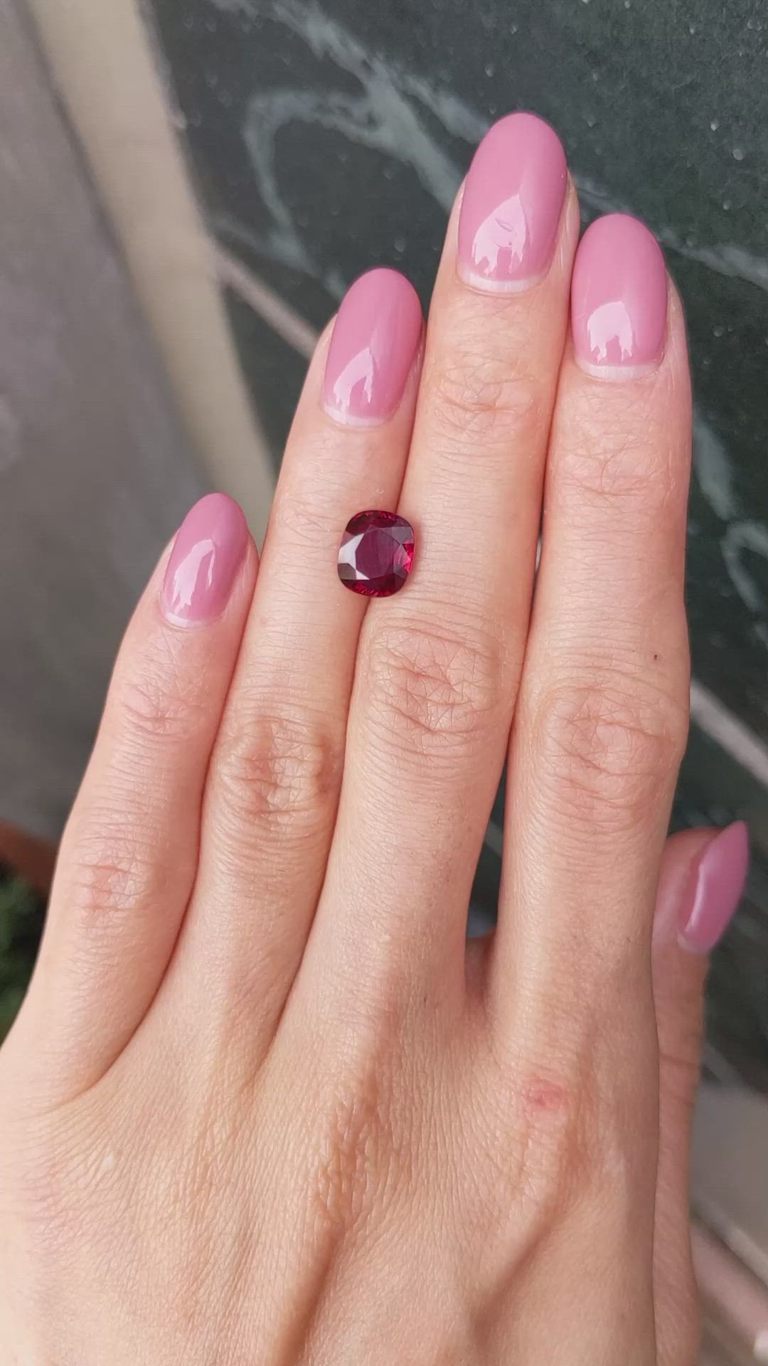 3.00 Ct. Ruby from Mozambique Size Video