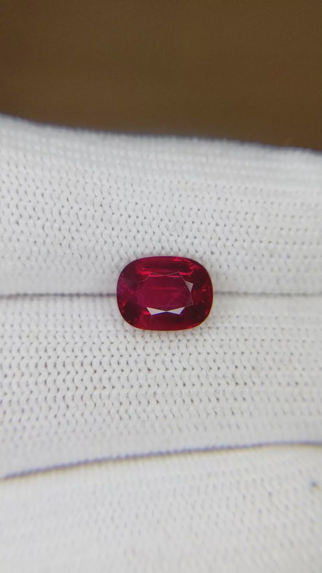 3.02 Ct. Ruby from Mozambique Size Video