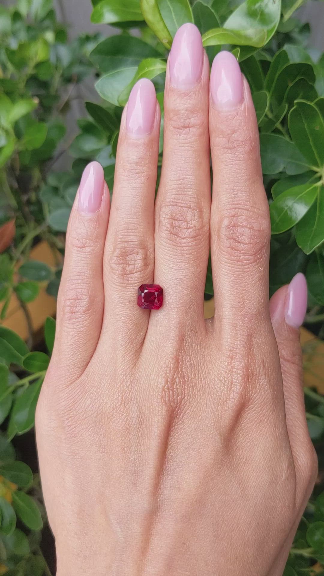3.02 Ct. Ruby from Mozambique Size Video