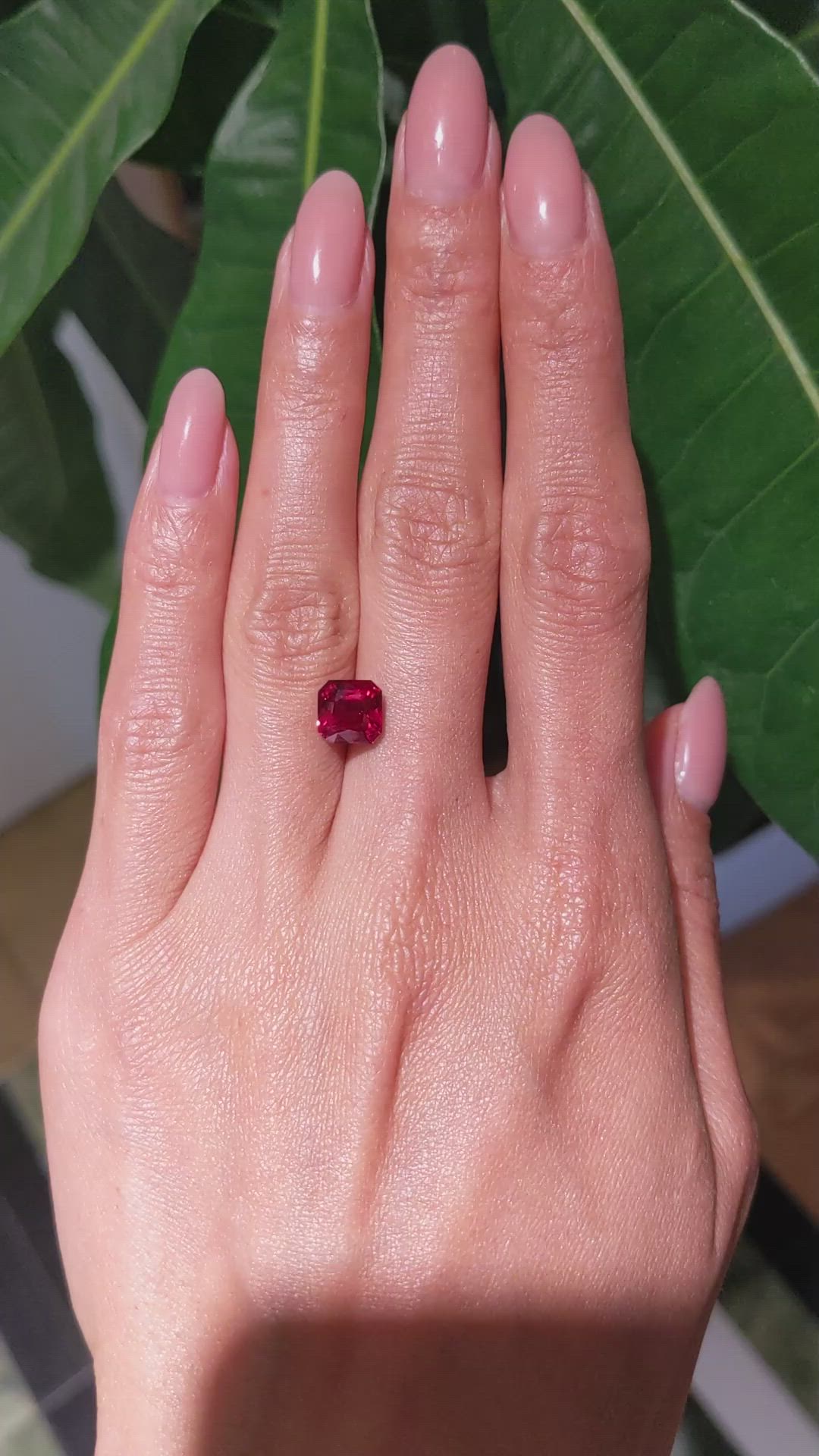3.02 Ct. Ruby from Mozambique Size Video