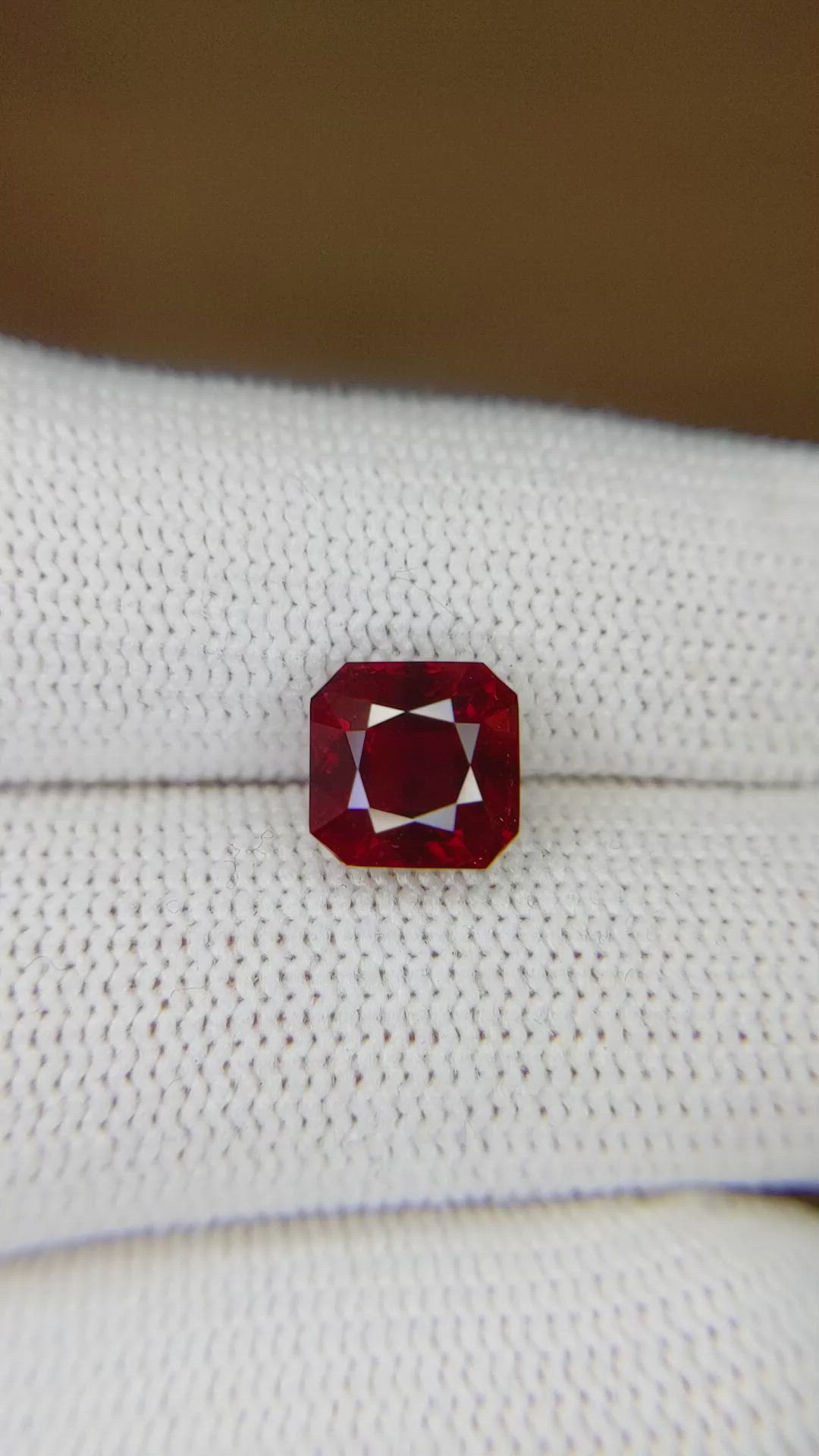 3.02 Ct. Ruby from Mozambique Size Video