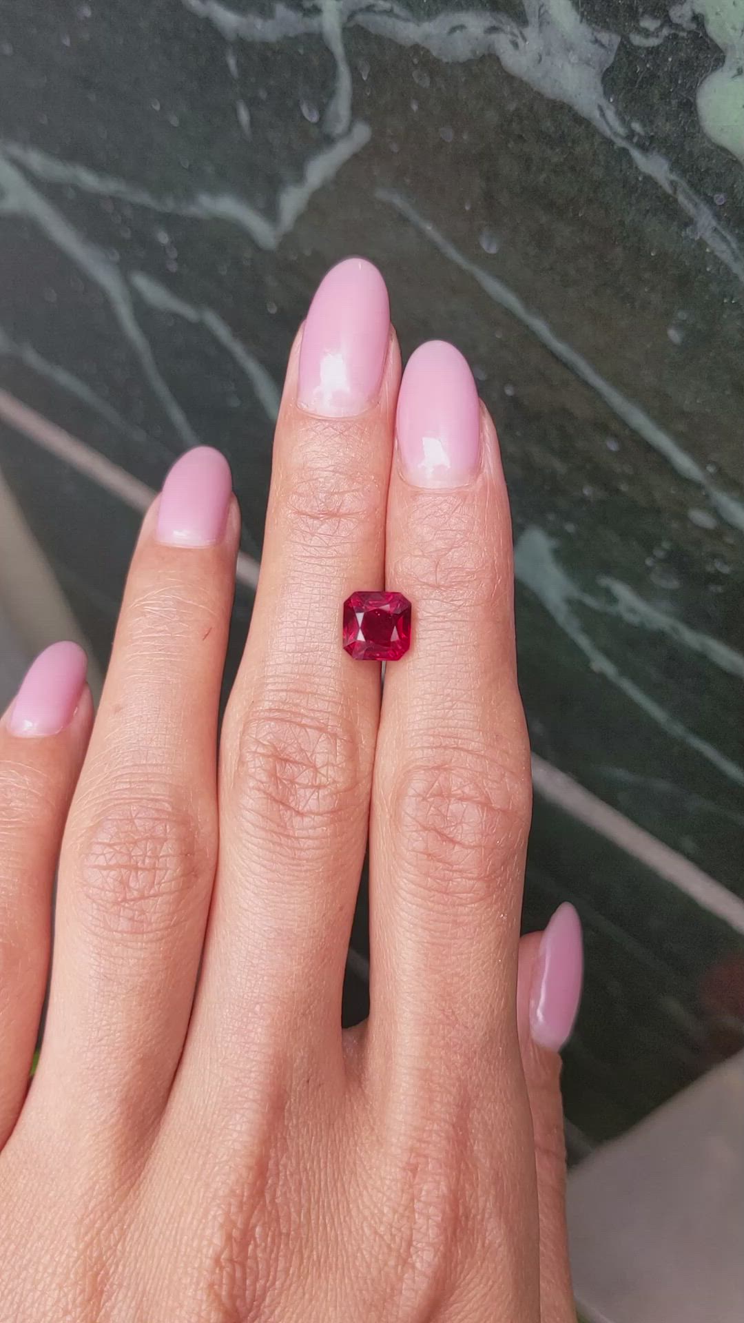 3.02 Ct. Ruby from Mozambique Size Video
