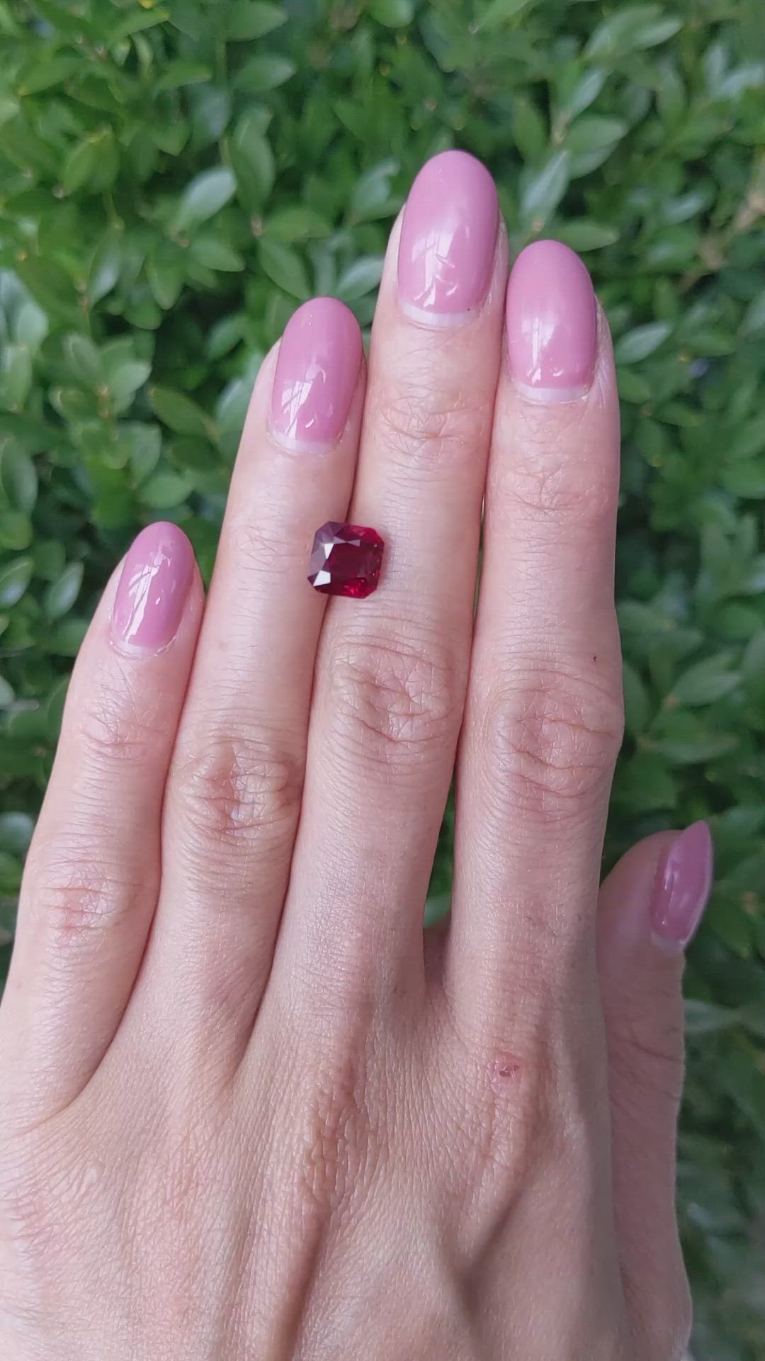 3.02 Ct. Ruby from Mozambique Size Video