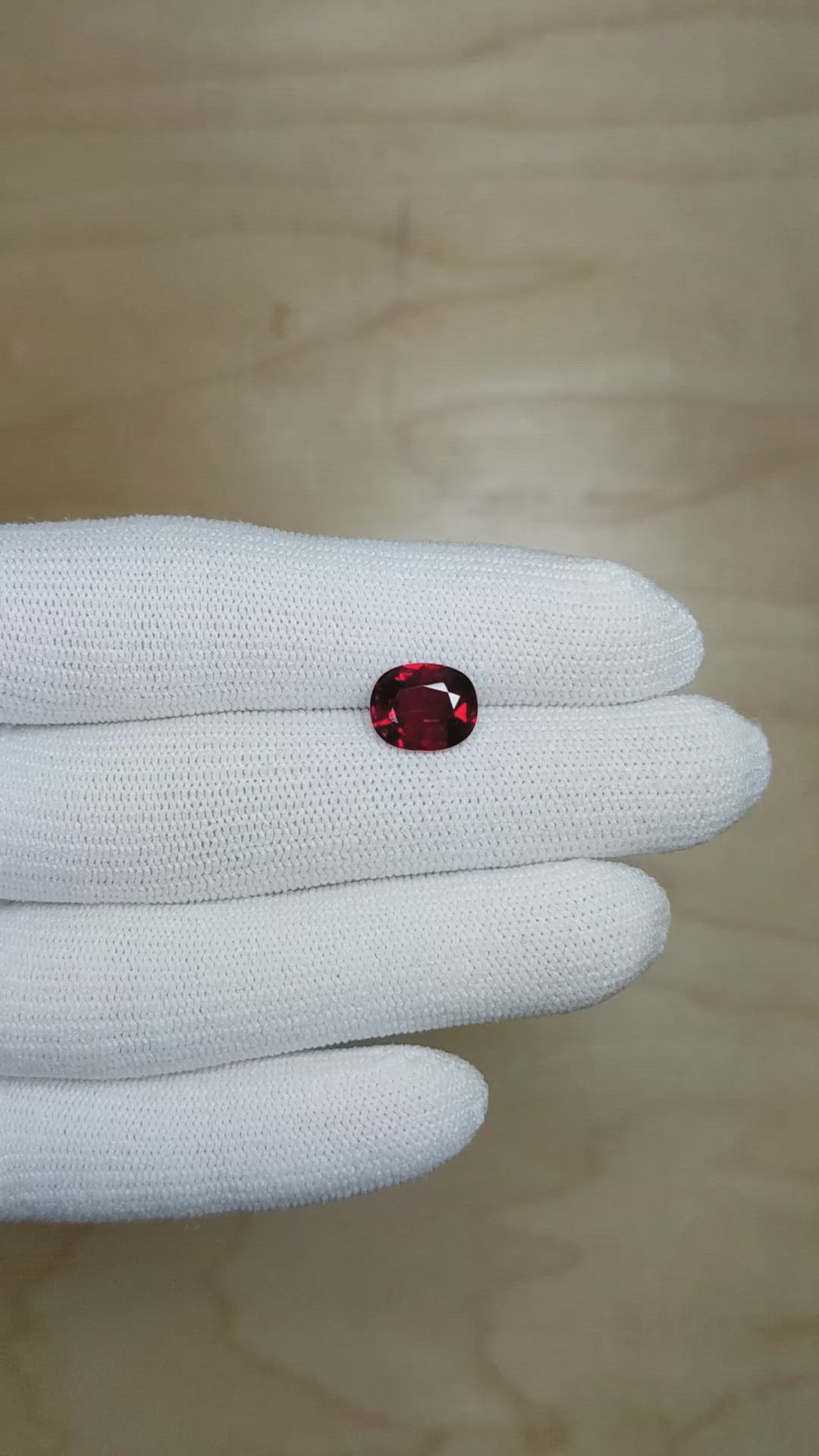 3.05 Ct. Ruby from Mozambique Size Video