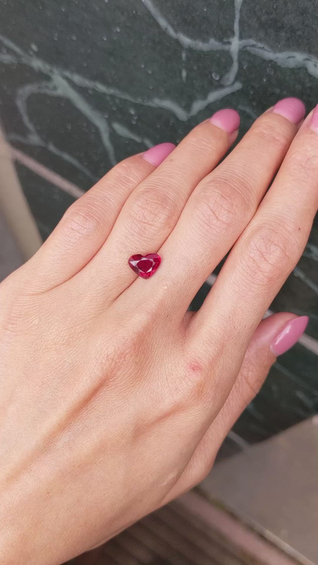 2.16 Ct. Ruby from Mozambique Size Video