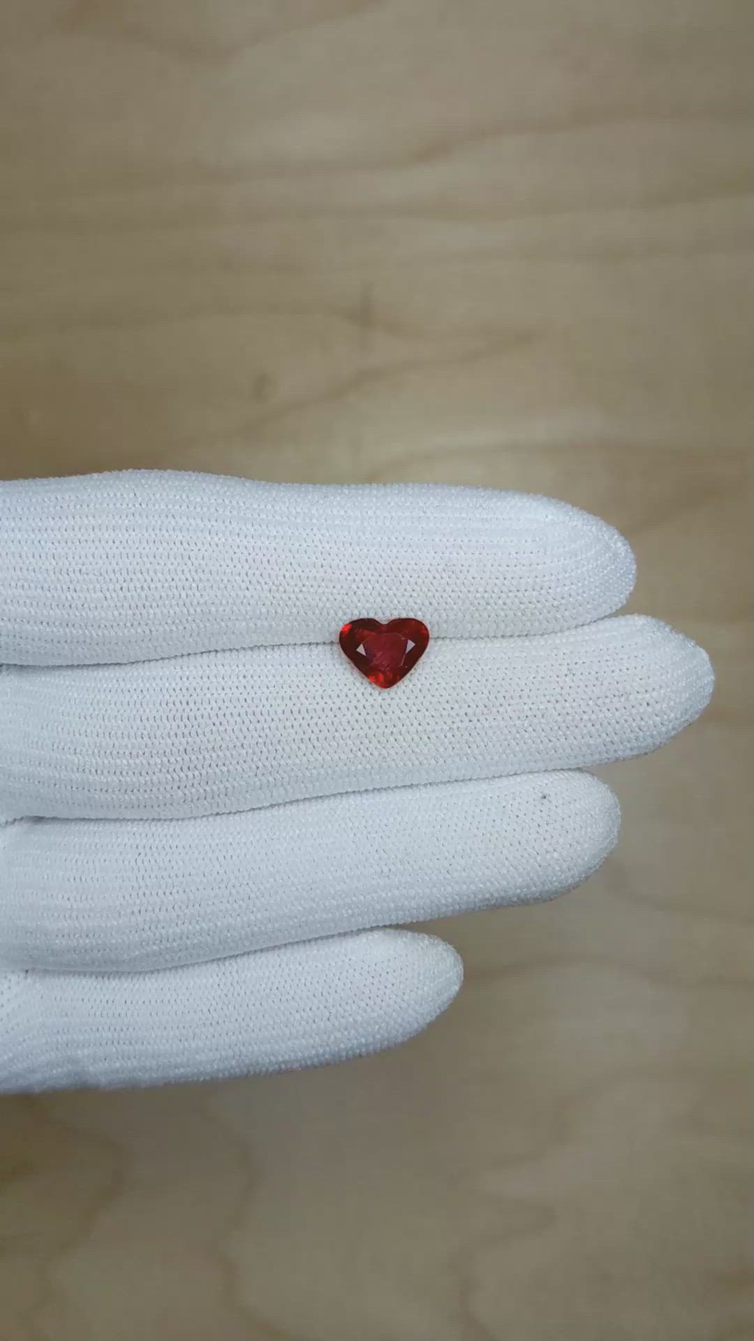 2.16 Ct. Ruby from Mozambique Size Video