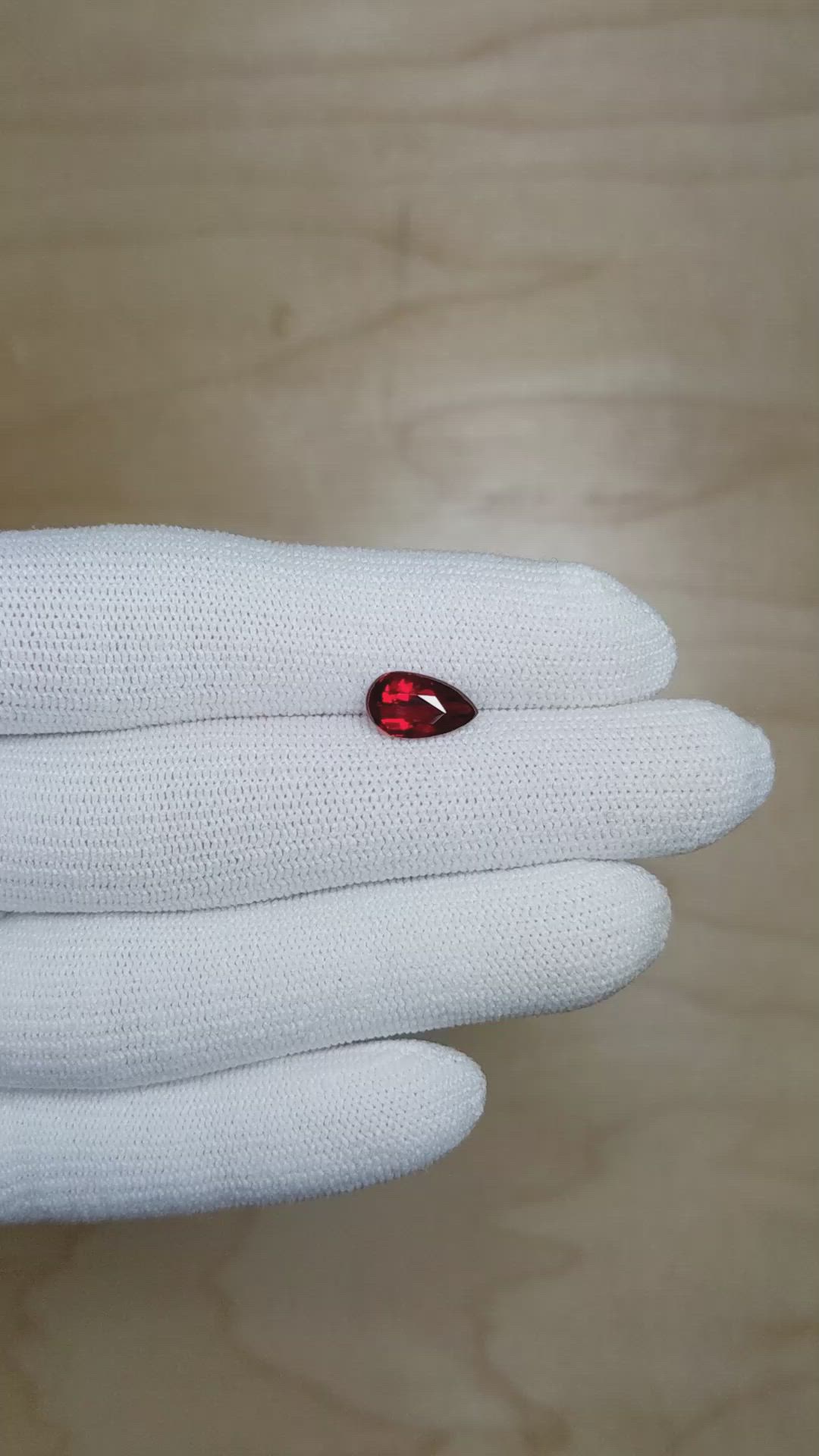 2.01 Ct. Ruby from Mozambique Size Video