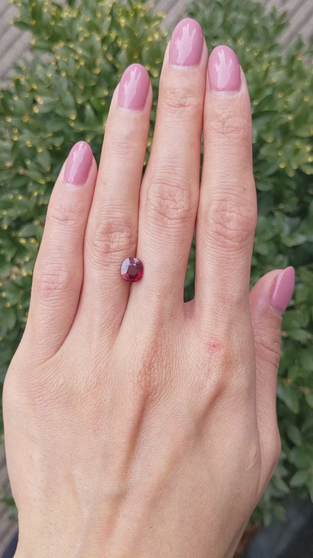 2.04 Ct. Ruby from Mozambique Size Video