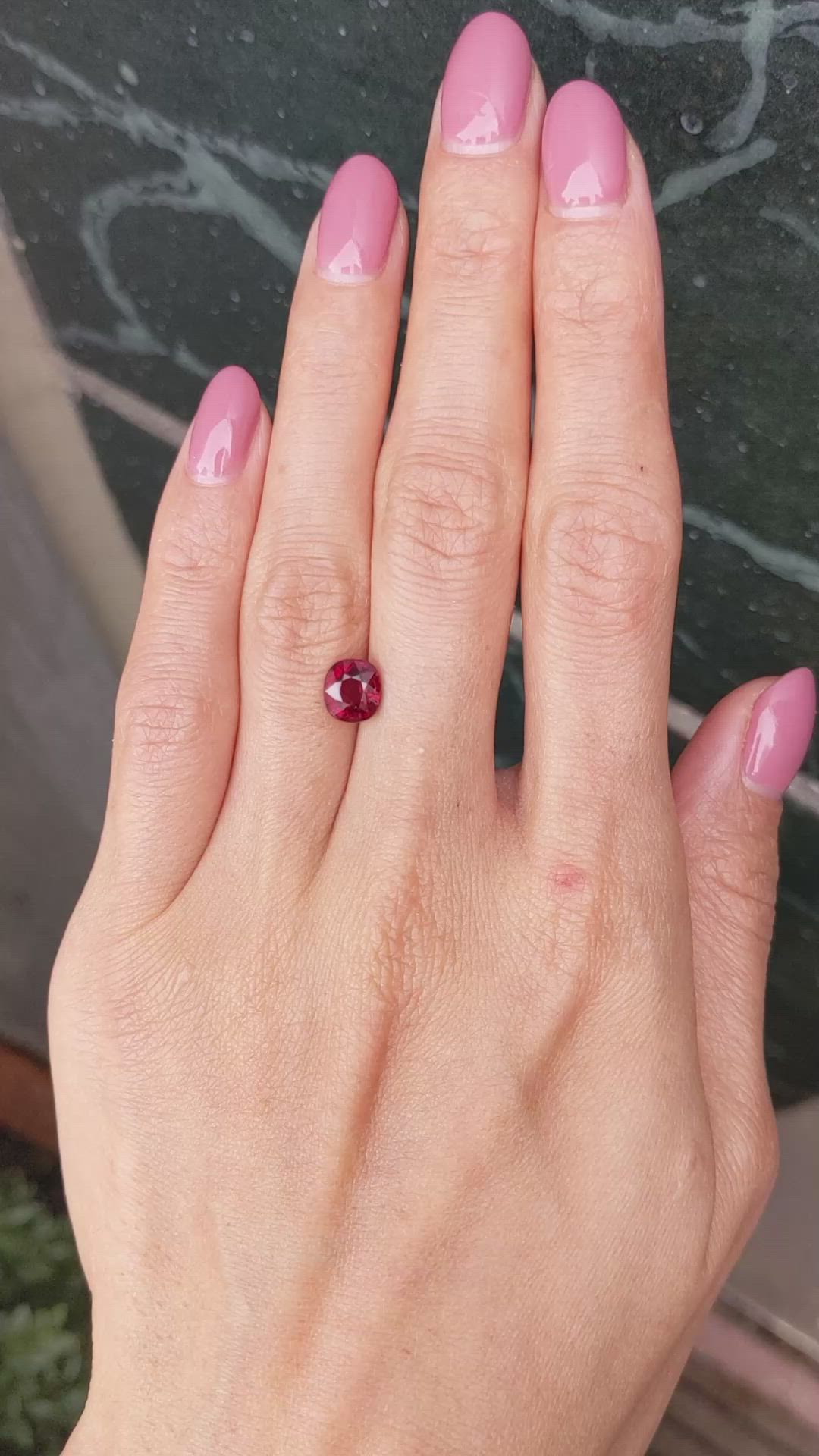 2.04 Ct. Ruby from Mozambique Size Video