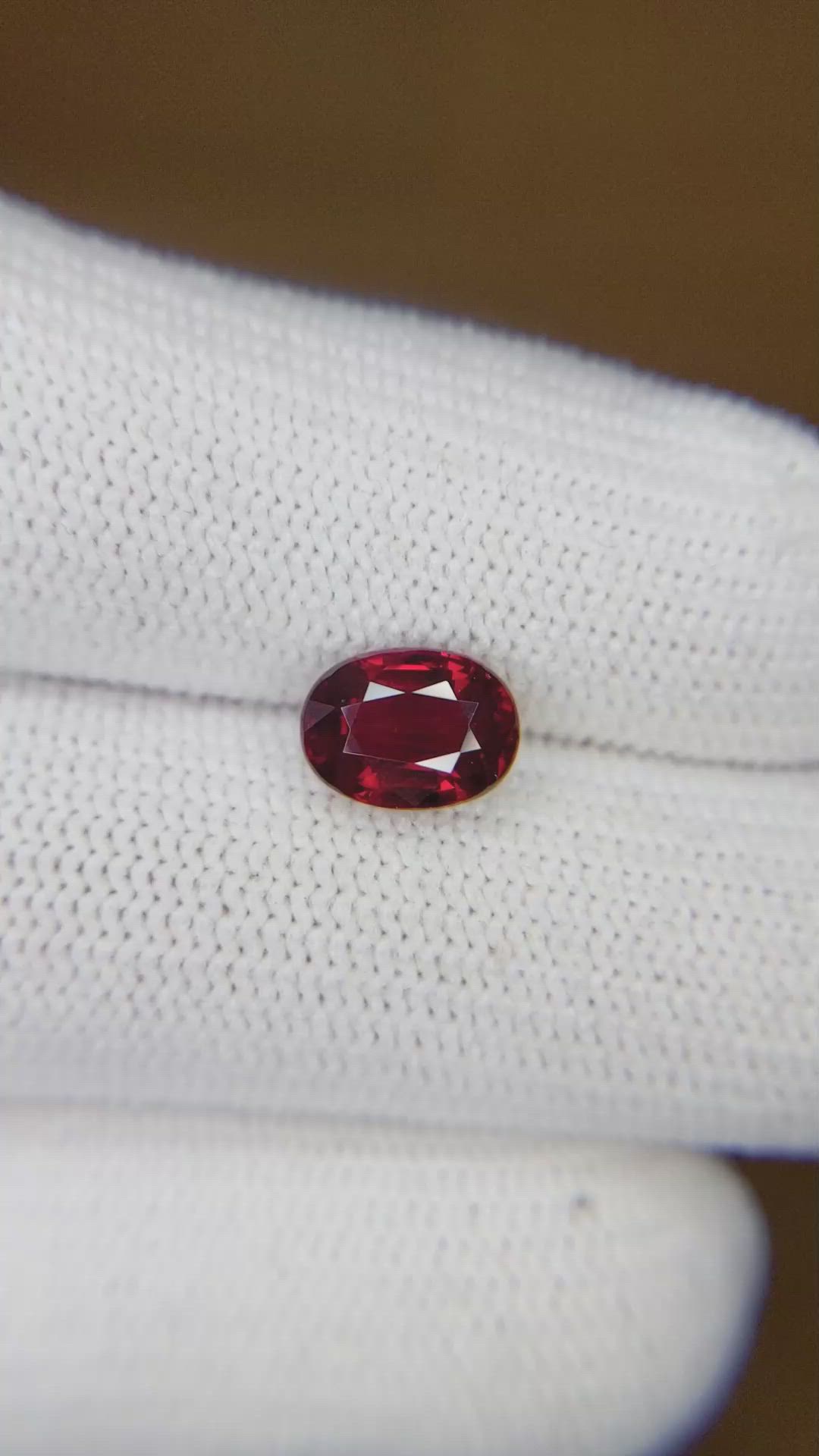 2.06 Ct. Ruby from Mozambique Size Video